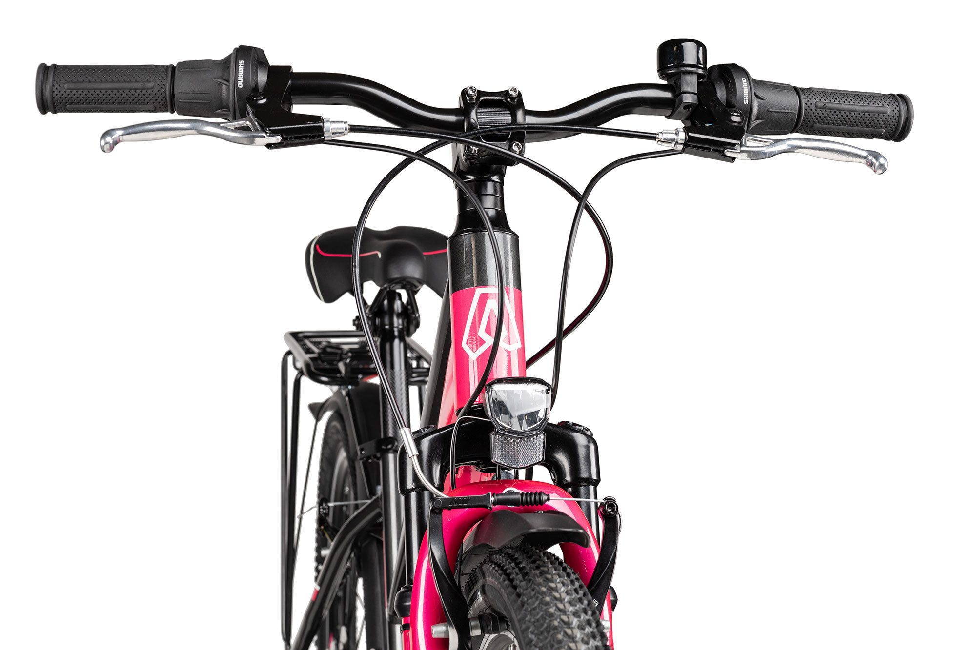 Axess Kinderfahrrad Adventure 18 24 Trapez, 18 Gang Shimano Tourney 18 Schaltwerk, Kettenschaltung, Shimano Tourney 18 violett/rosa