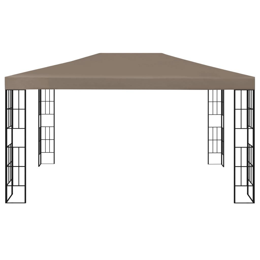 vidaXL Partyzelt Pavillon 4x3 m Taupe