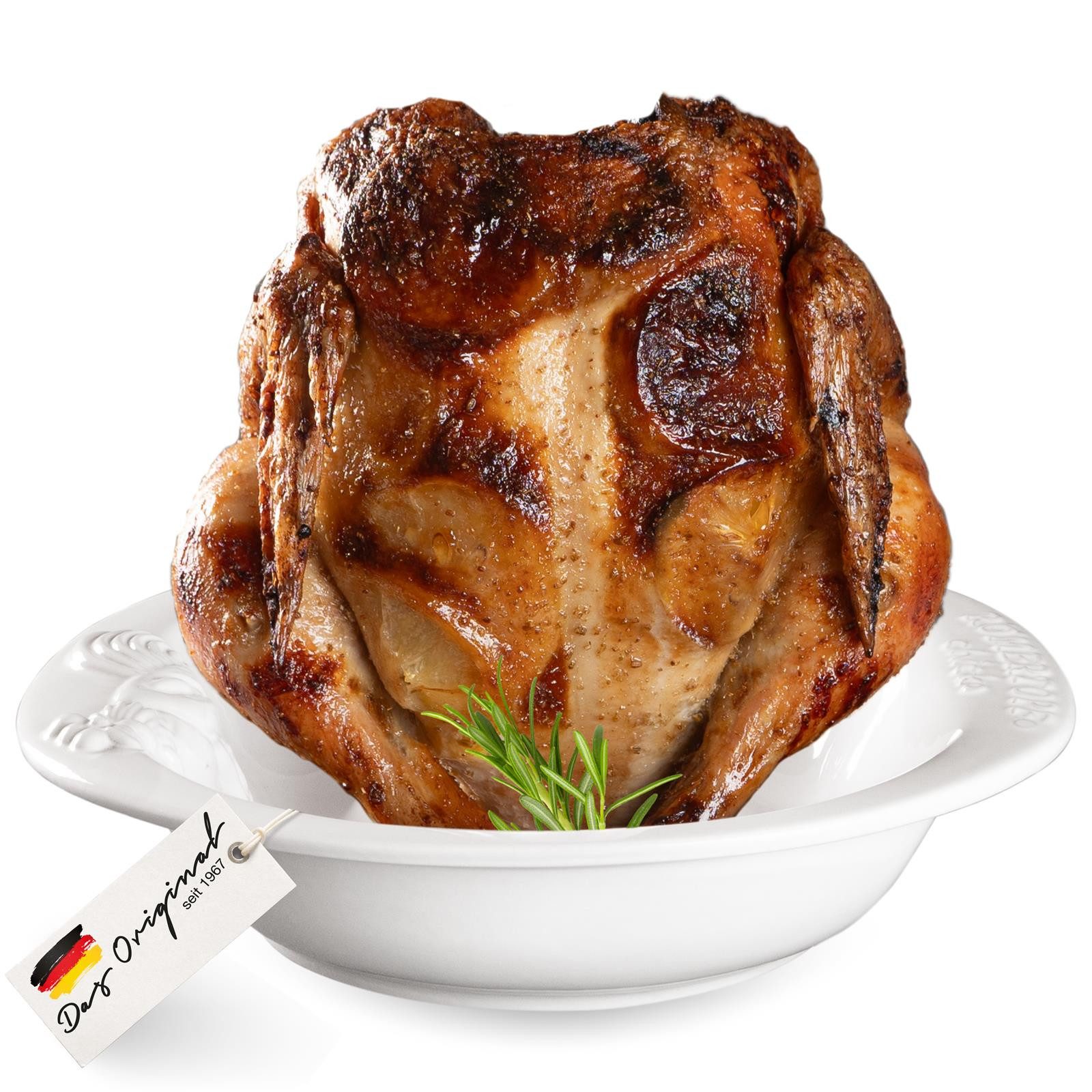 RÖMERTOPF Bräter Hähnchenbräter Chicko weiss