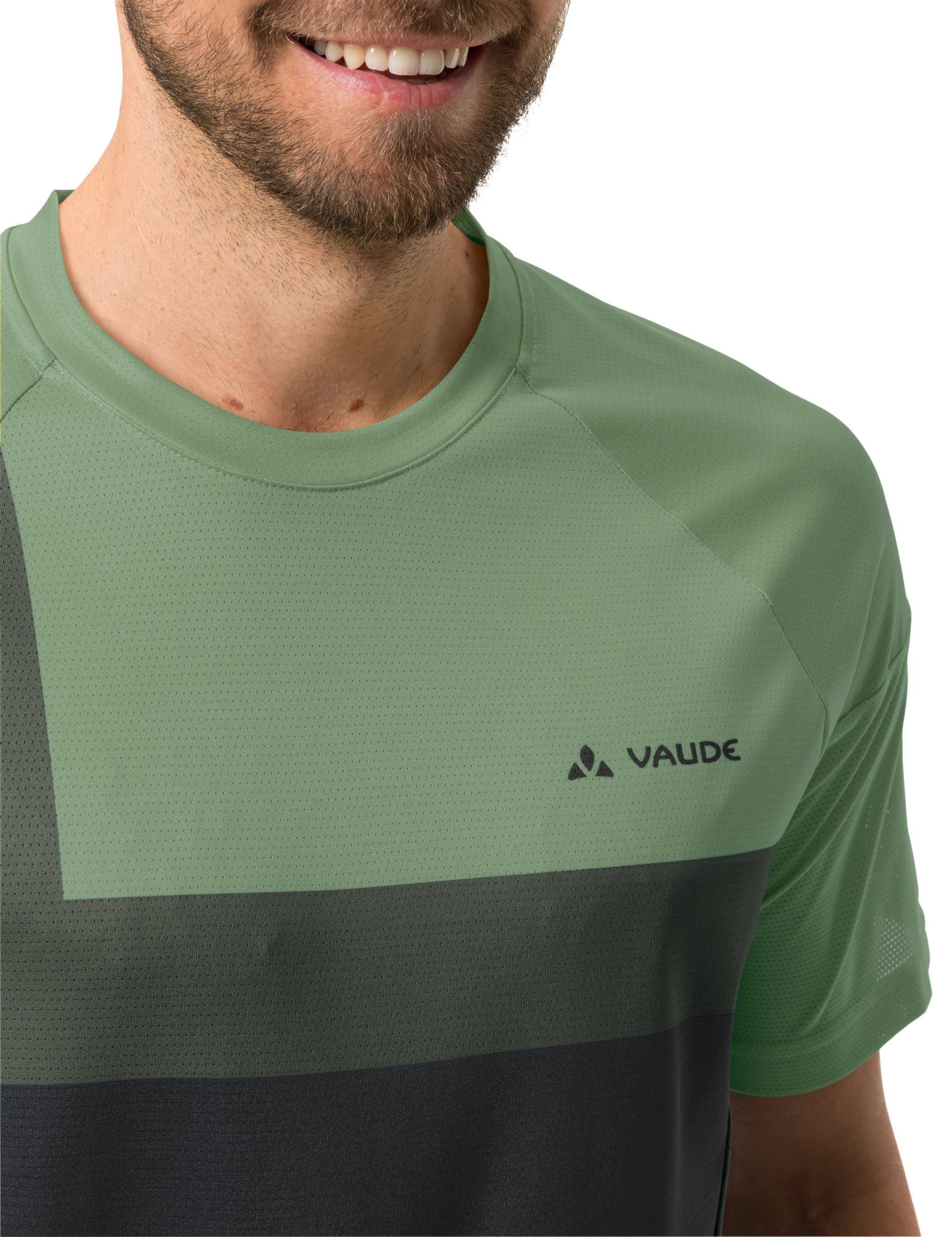 green willow (1-tlg) Men's T-Shirt VAUDE T-Shirt Grüner Knopf VI Moab
