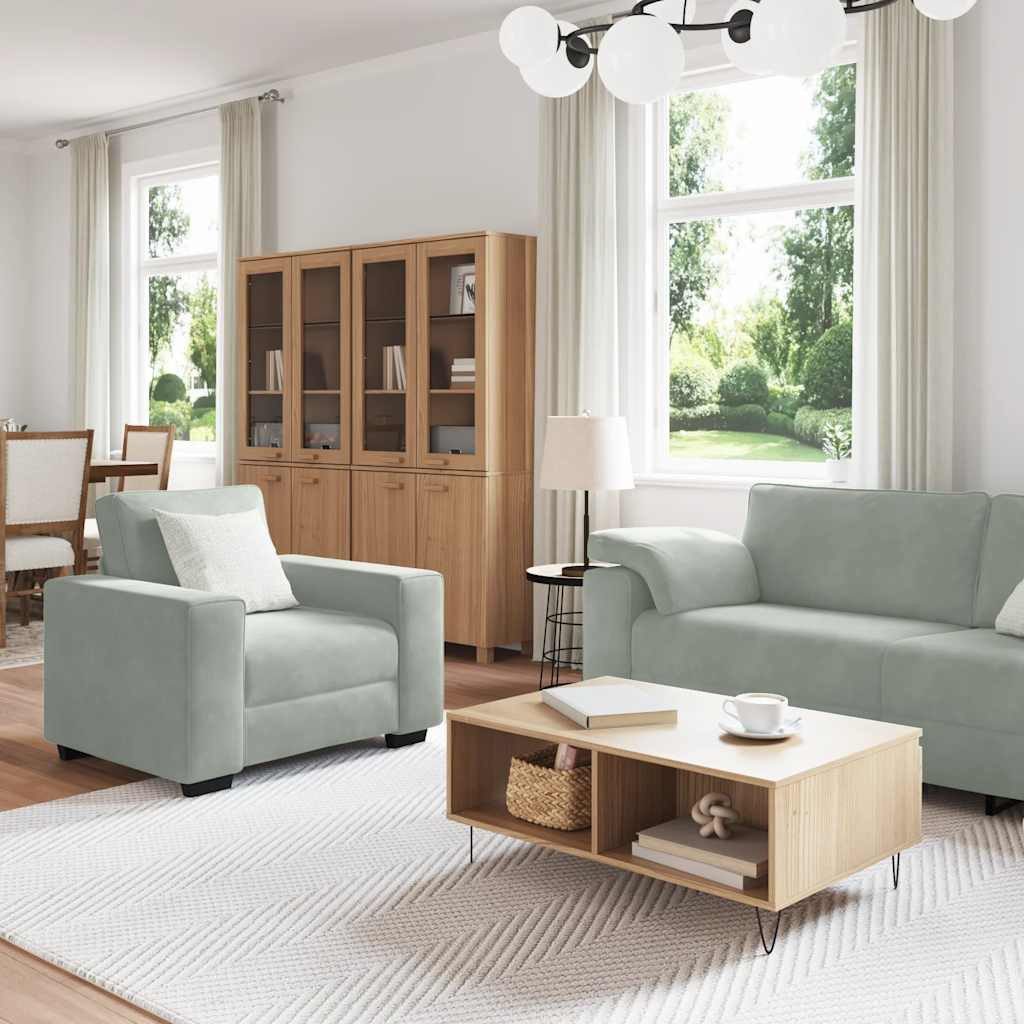 vidaXL Sofa 3-tlg. Sofagarnitur mit Kissen günstig online kaufen