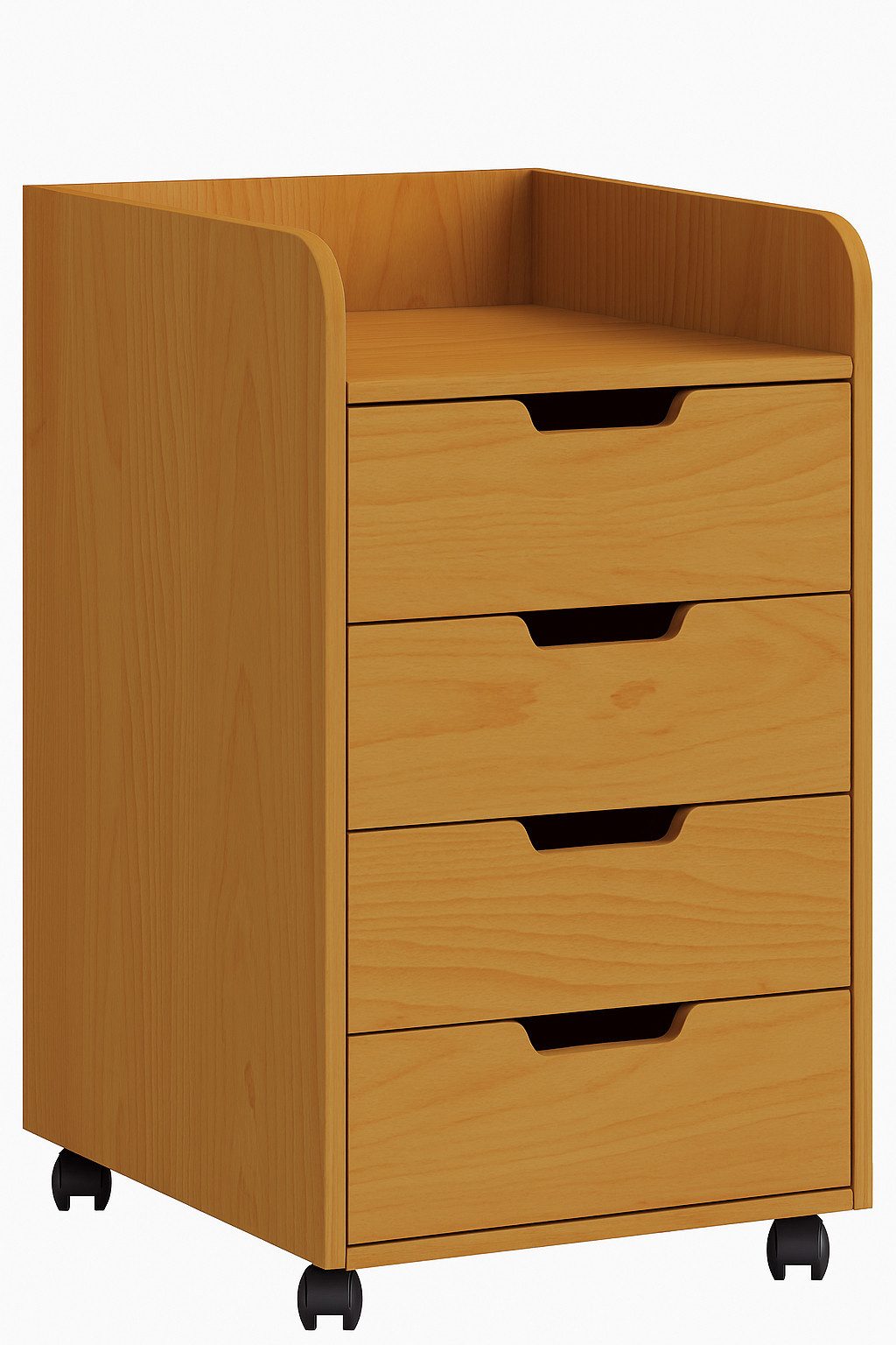 VCM Rollcontainer Büroschrank Konal H. 74 x B. 40 x T. 50 cm, Beistellcontainer mit Schubladen, Bürocontainer – Maxi