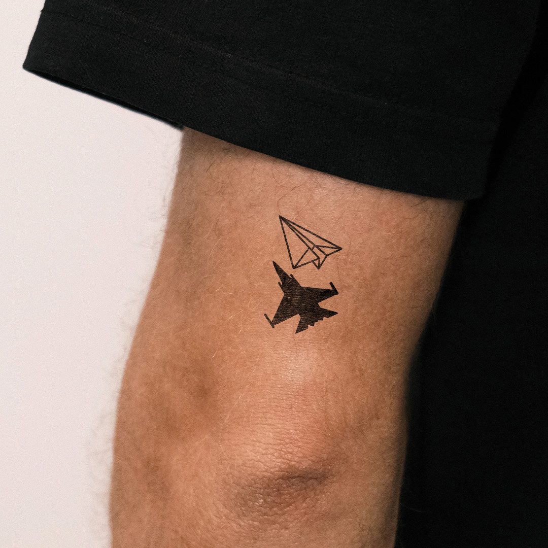 Inkster Schmuck-Tattoo Männer Tattoos, Vegane & EU-Kosmetikzertifizierte Farbe, wasserfestes temporäres Tattoo, 2 Wochen Halt