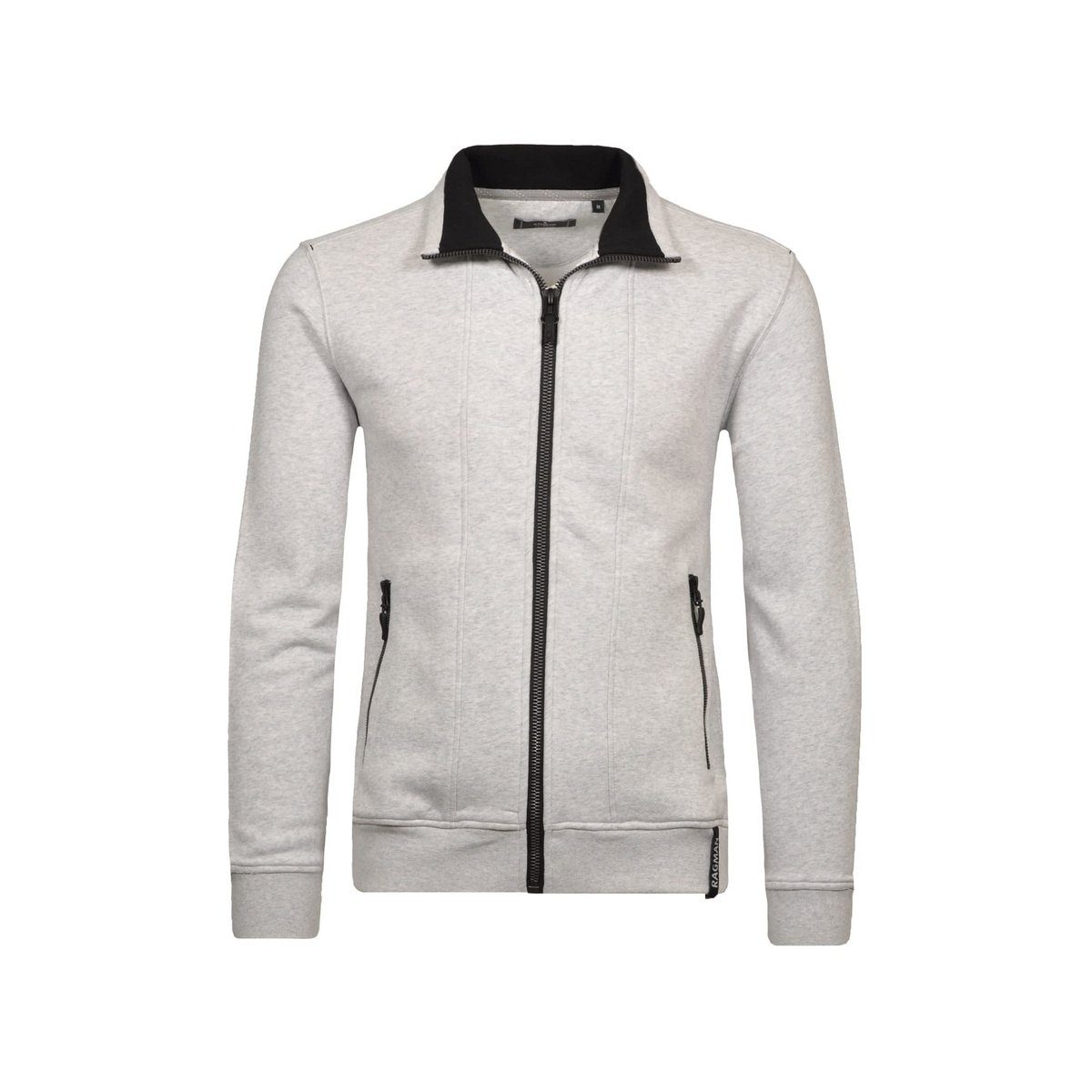 Sweatjacke fit RAGMAN regular grau (1-tlg)