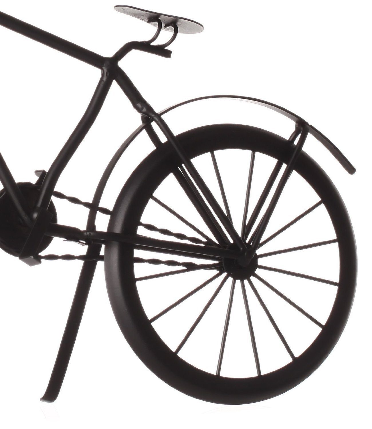 Atmosphera Créateur d'intérieur Uhr Originelle Uhr - Form : Fahrrad - Farbe : SCHWARZ - Atmosphera