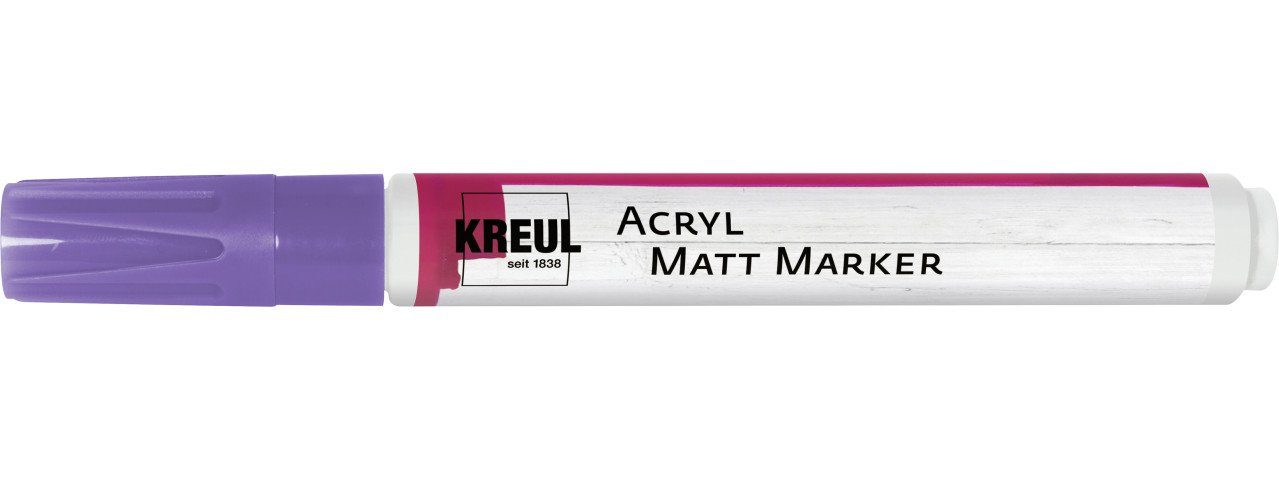 Medium Marker Flachpinsel lila Kreul Kreul Acryl Matt