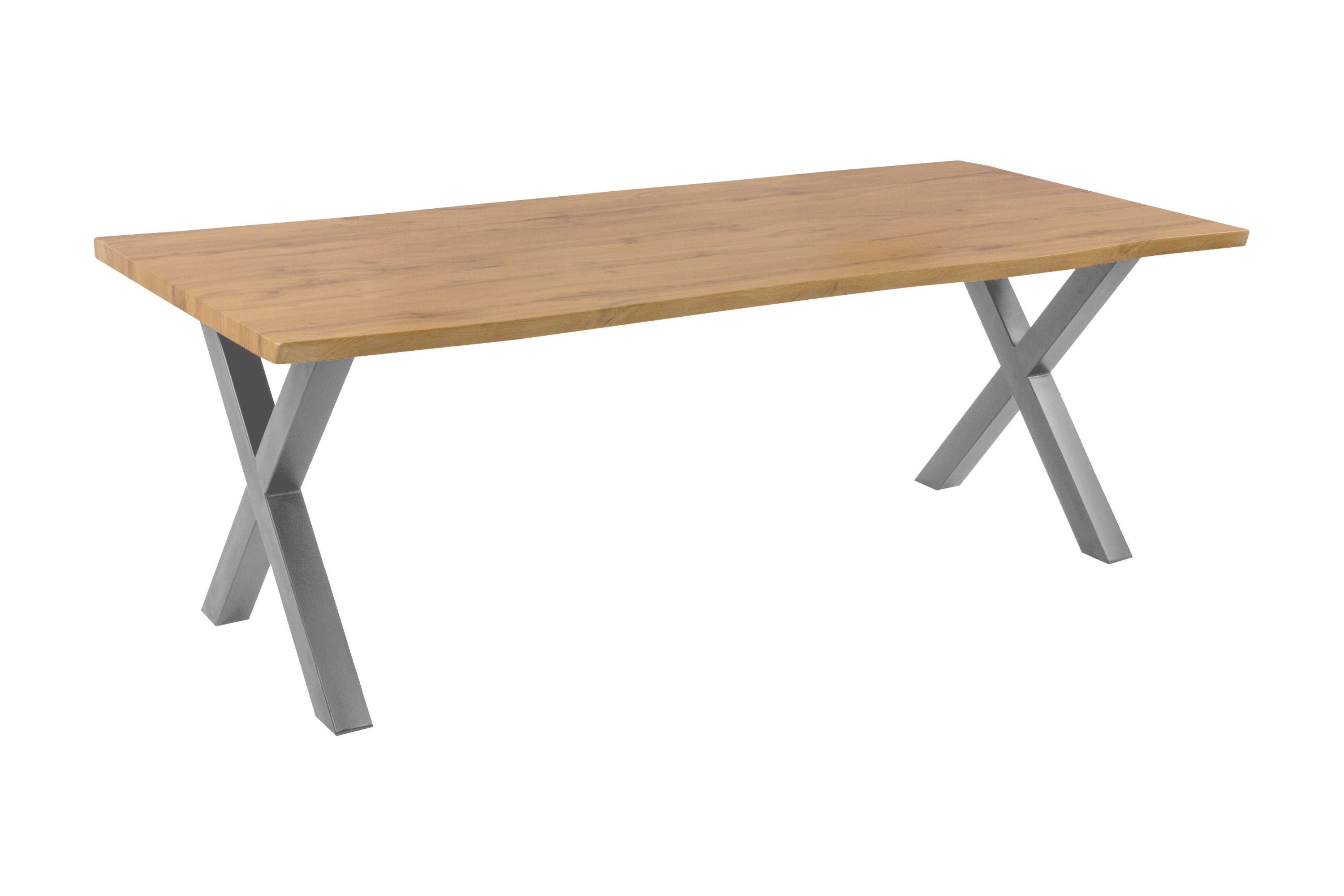 Loreno® Esstisch Josy, Wildeiche Holz-Optik, Baumkante, günstig online kaufen