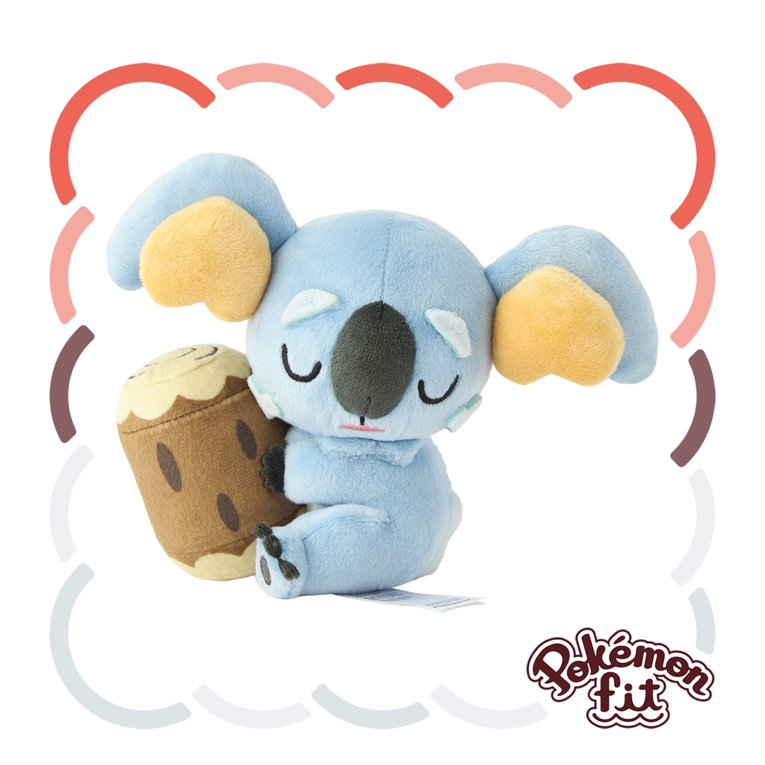 Pokémon Center Plüschfigur Pokemon Koalelu Kuscheltier - 18 cm Plüschtier Komala