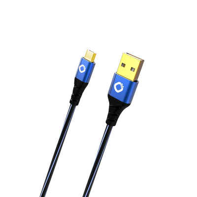Oehlbach USB Plus Micro USB 2.0 Kabel Typ A auf Typ Micro-B USB-Kabel, USB 2.0 Typ-A, USB 2.0 Typ-MicroB (500 cm)