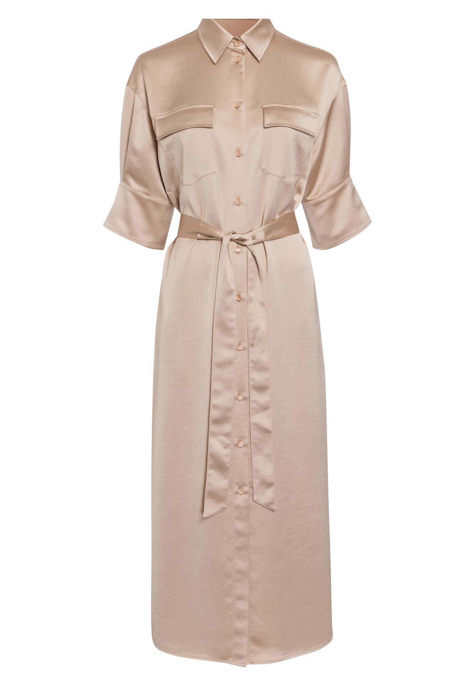 MARC AUREL Hemdblusenkleid Kleider light taupe günstig online kaufen