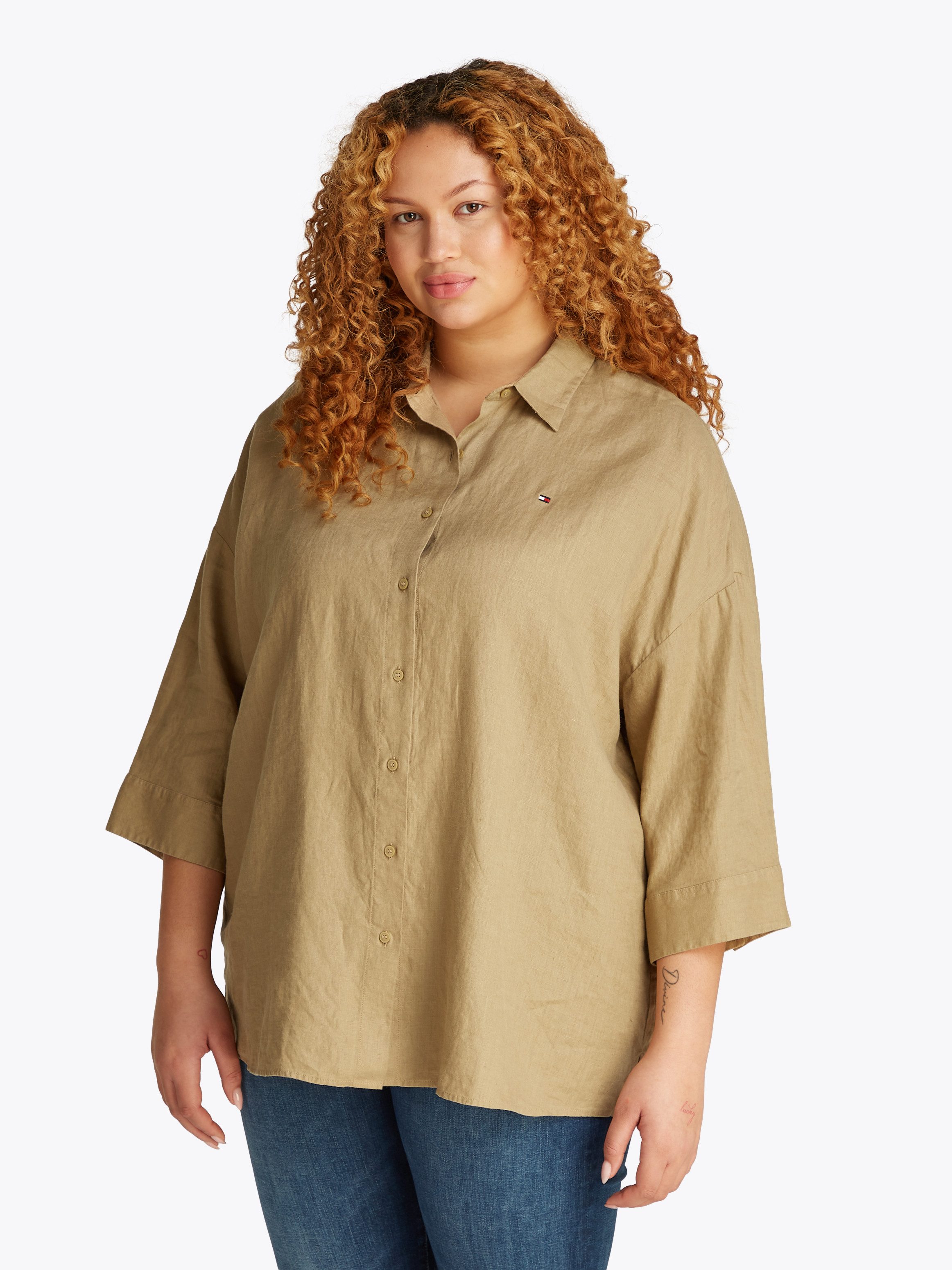Tommy Hilfiger Curve Hemdbluse CRV ESS günstig online kaufen
