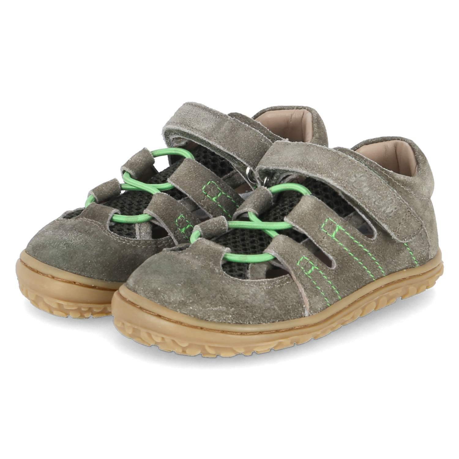 Lurchi Lurchi 95L5003009 00826 Jungen Rauleder oliv Sandalette