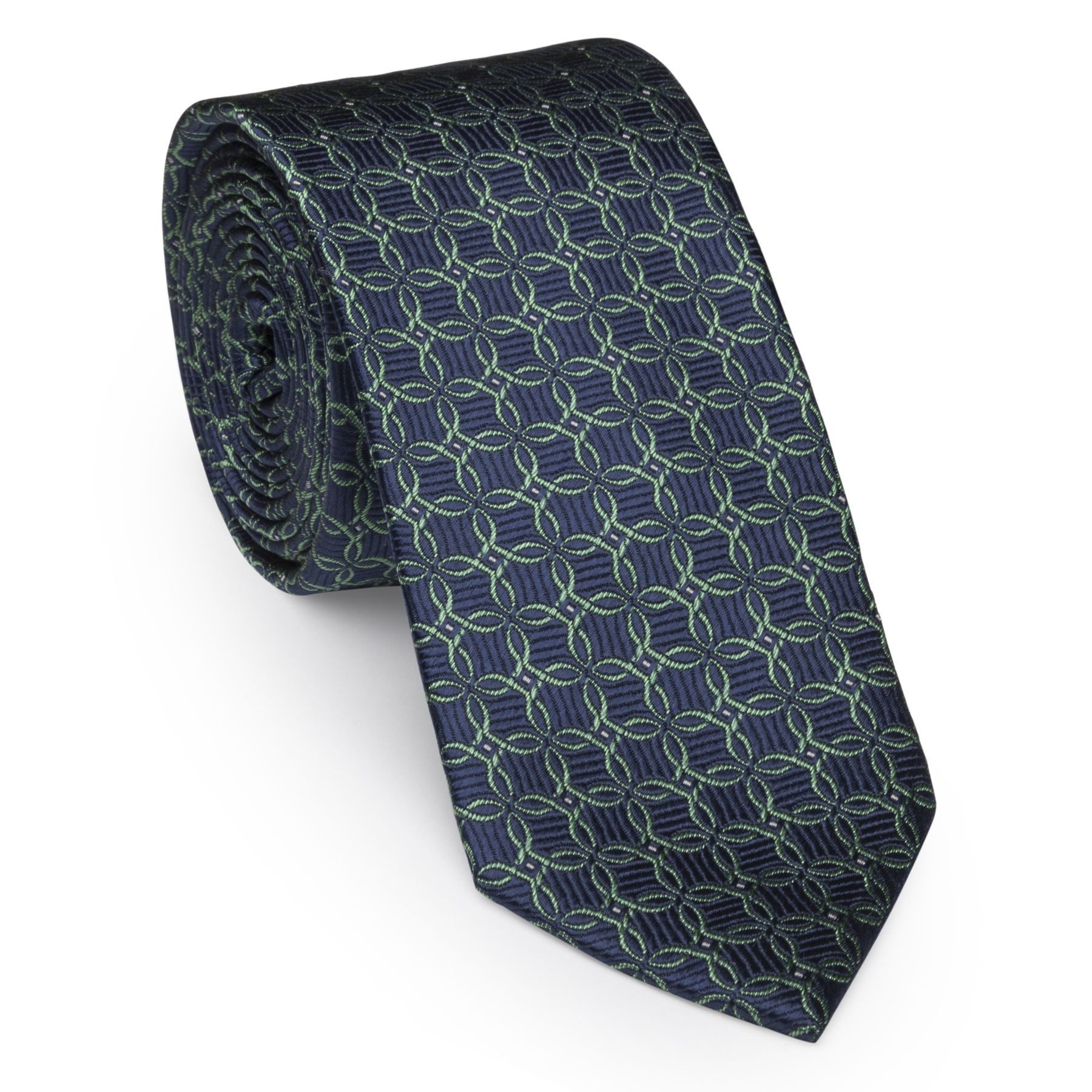 UNA Krawatte - Krawatte gemustert - Kraw. Seide Catena 6,0 cm