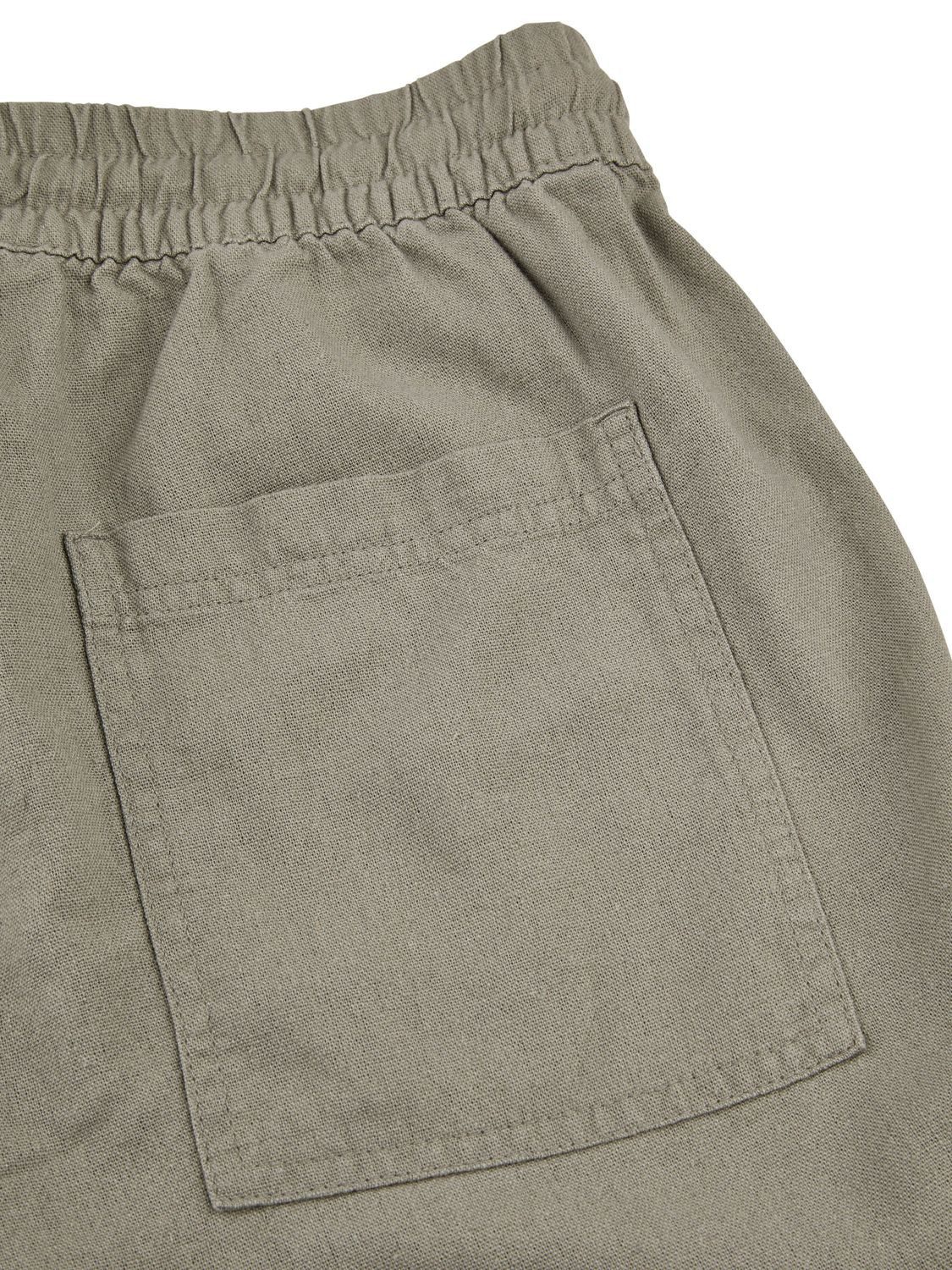 DENIMFY Sweatshorts Damen Leinen Shorts DFAlessia Regular Fit Leinenshorts mit Kordelzug – Bild 4 von 4
