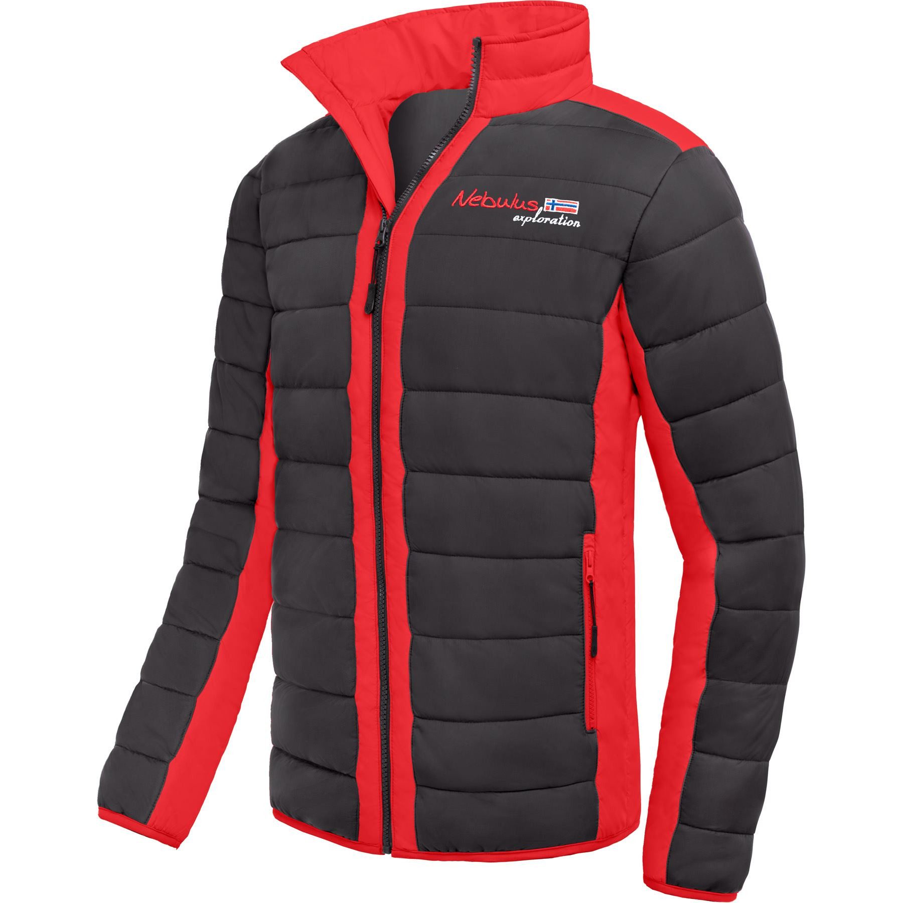 Nebulus Winterjacke FIGHT, P5901 - Herren, schwarz-rot, L günstig online kaufen