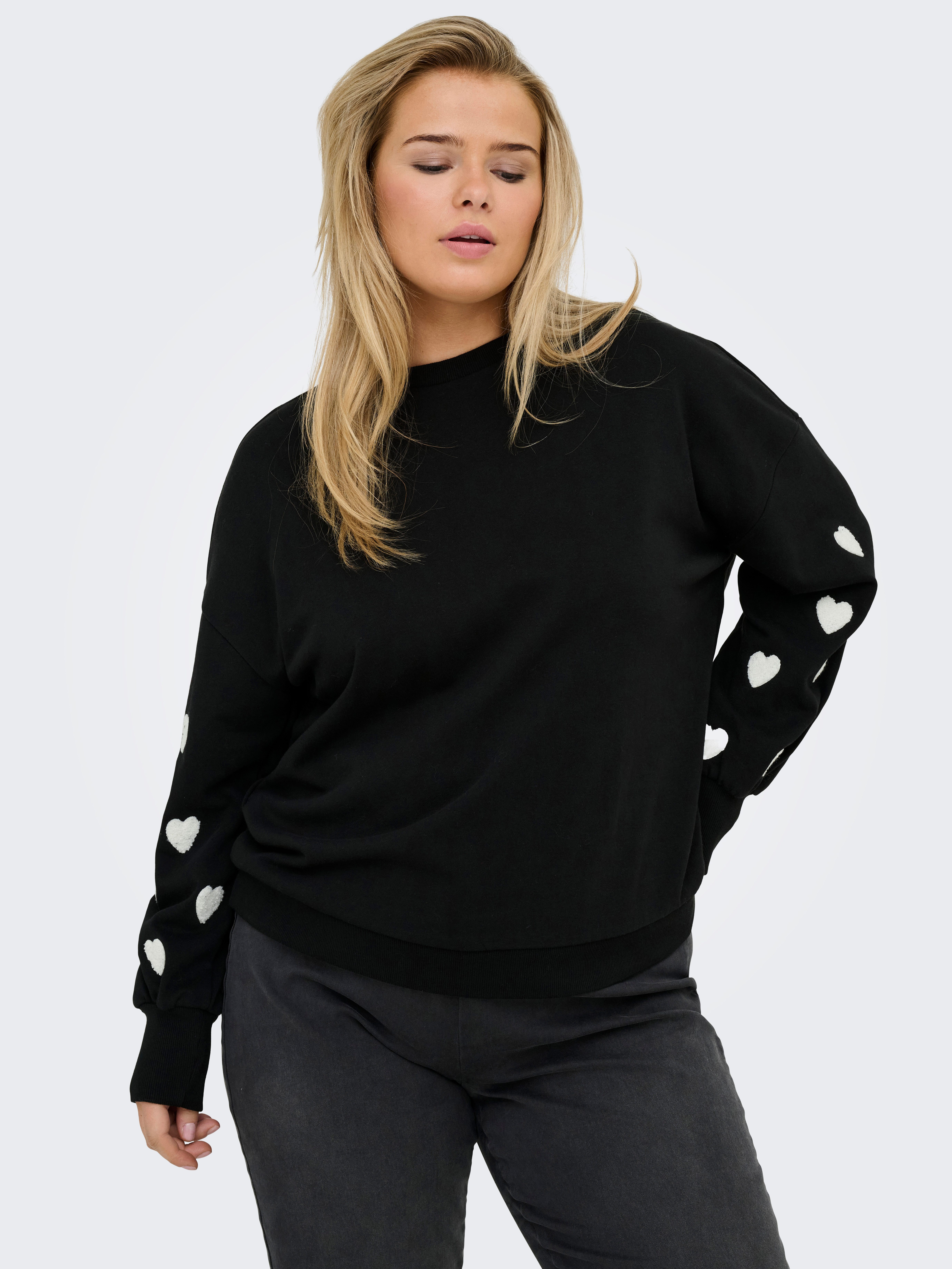 ONLY CARMAKOMA Sweatshirt CARMACY L/S O-NECK günstig online kaufen