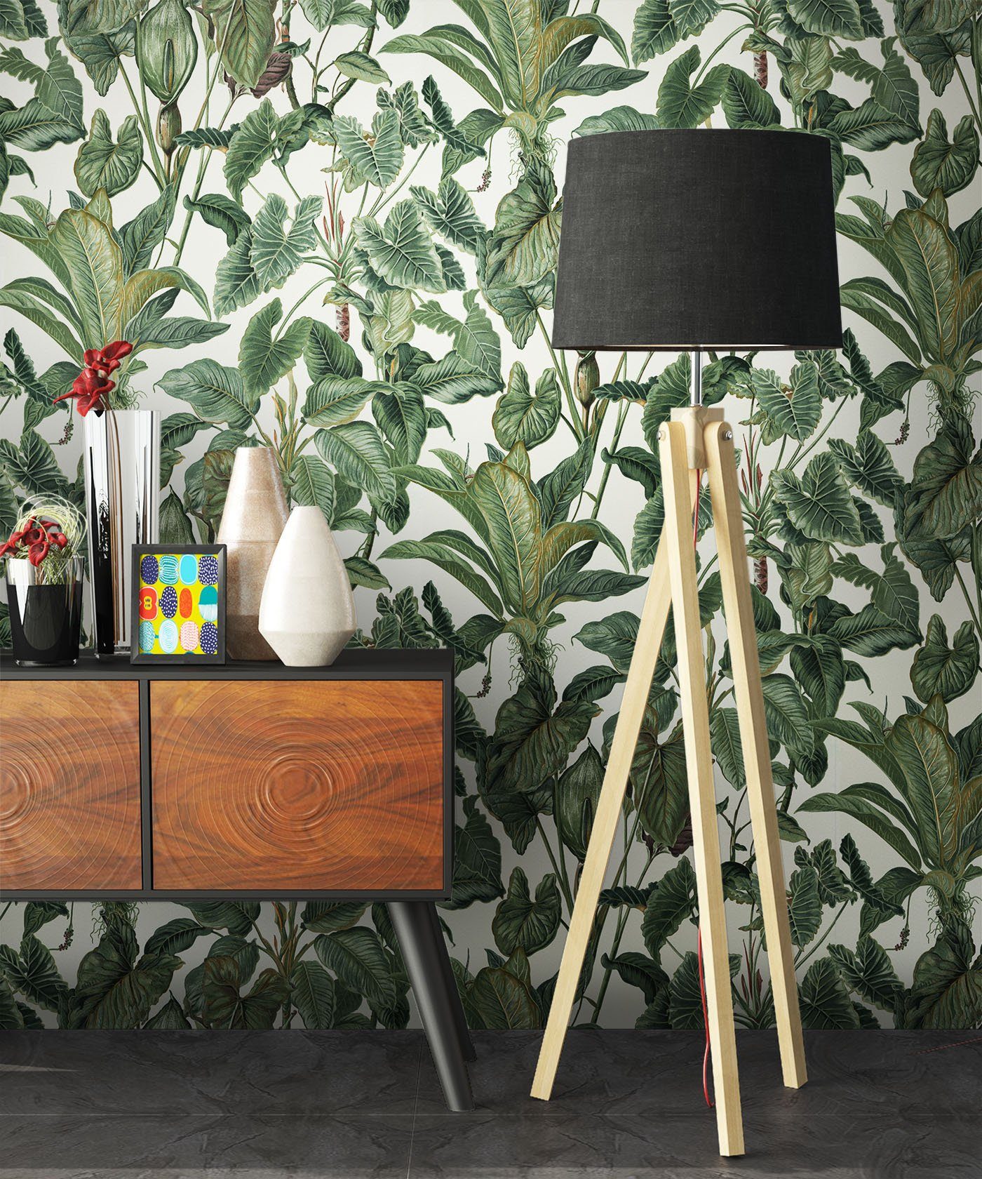 Newroom Vliestapete, Grün Blumentapete Floral Blumen günstig online kaufen