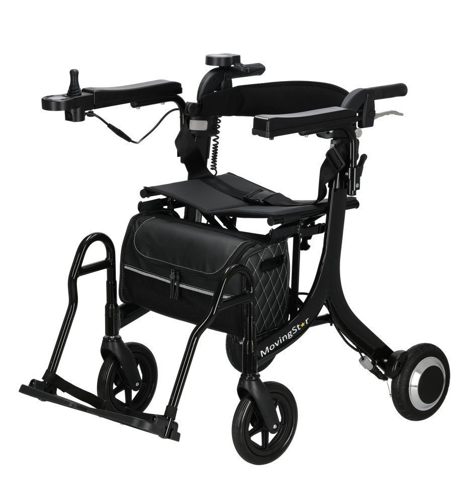 LUDWIG BERTRAM GmbH Elektrischer Rollator MovingStar ALL IN ONE, Rollator Schiebehilfe Elektrorollstuhl