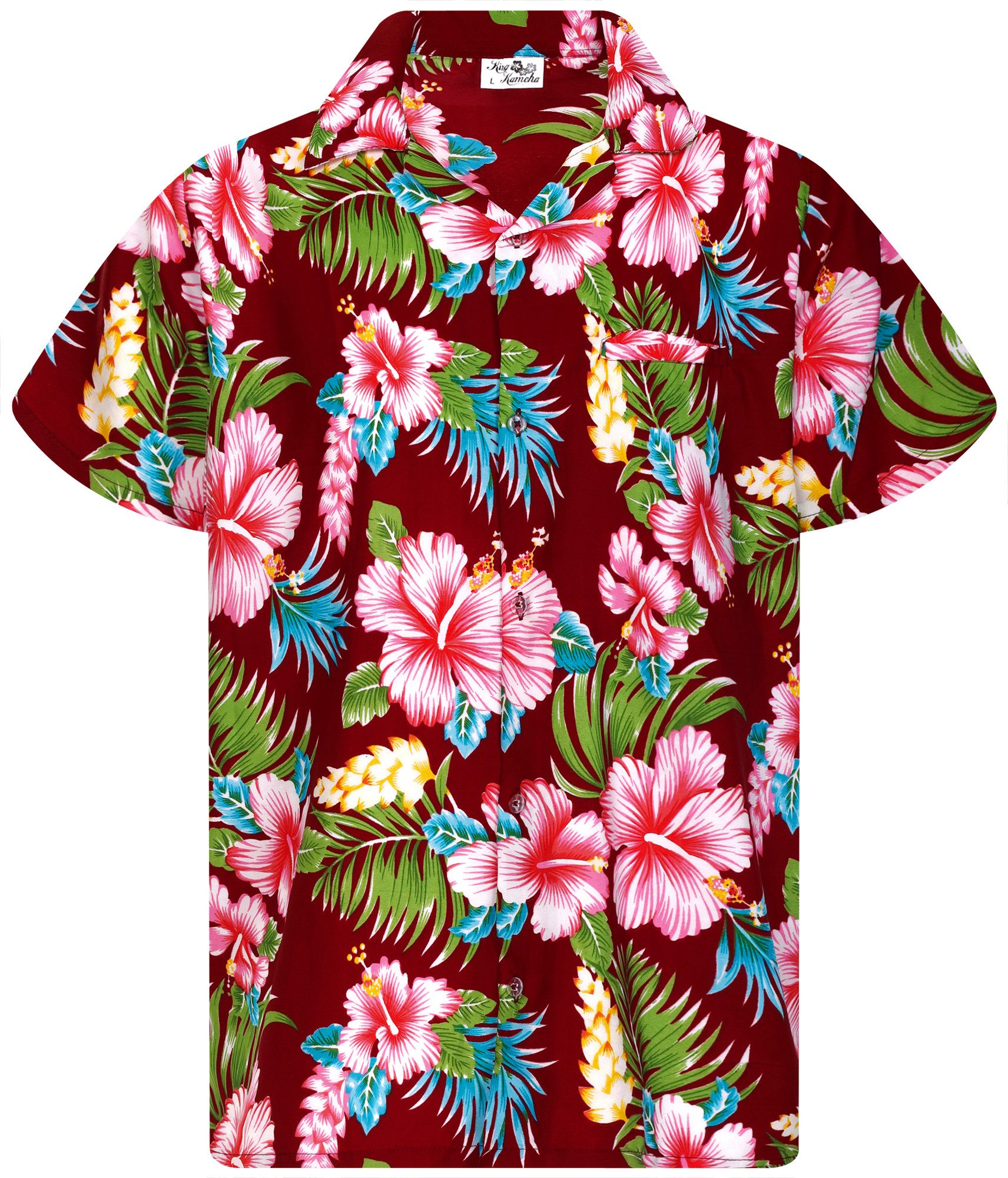 King Kameha Hawaiihemd Hibiscus NEW Funky günstig online kaufen