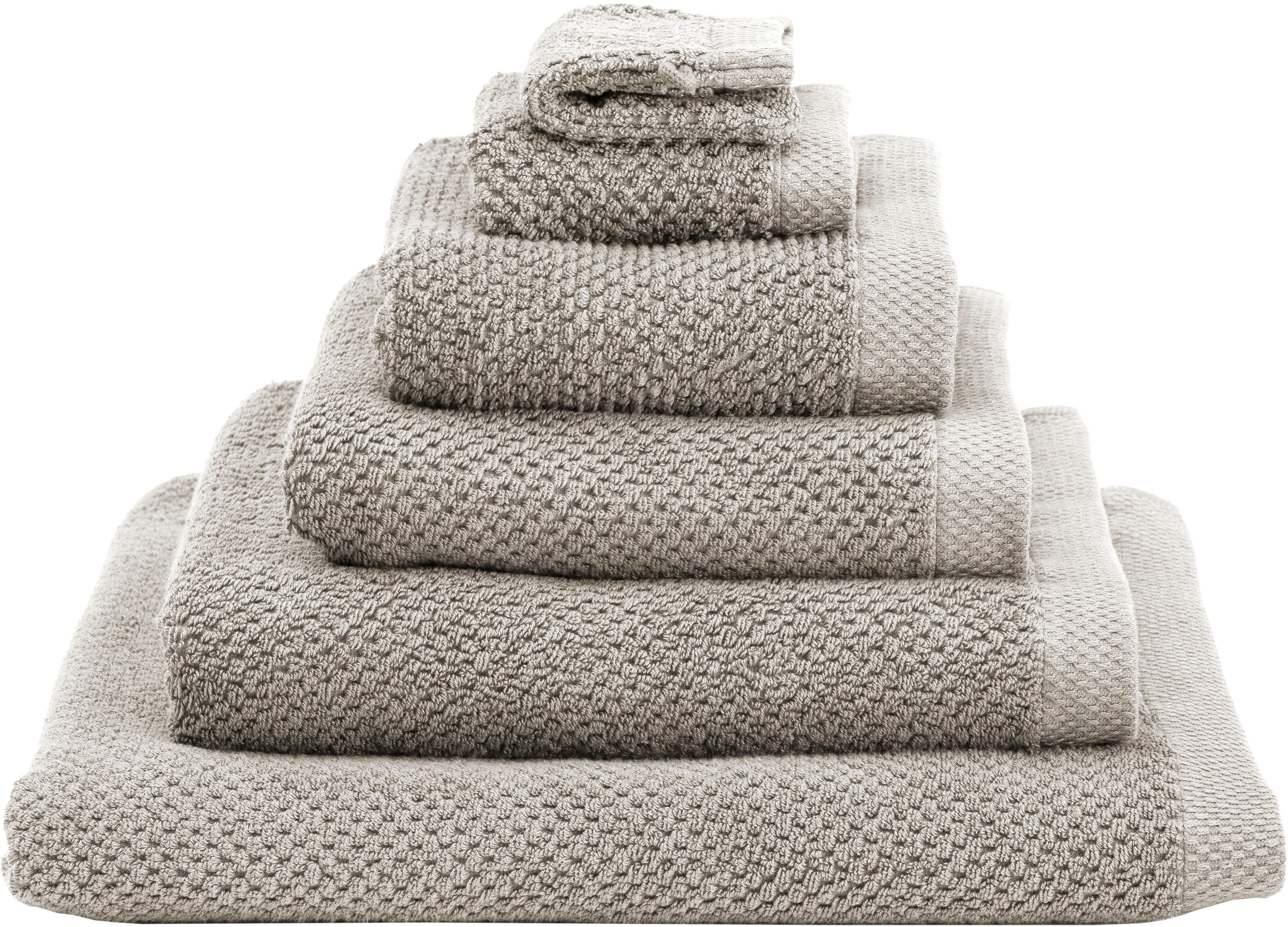 Heckett and Lane Gästehandtücher Heckettlane Gästentuch Grant, Frottee (Packung, 3-St), Gästentücherset aus hochwertige Baumwolle, 650gr/m²
