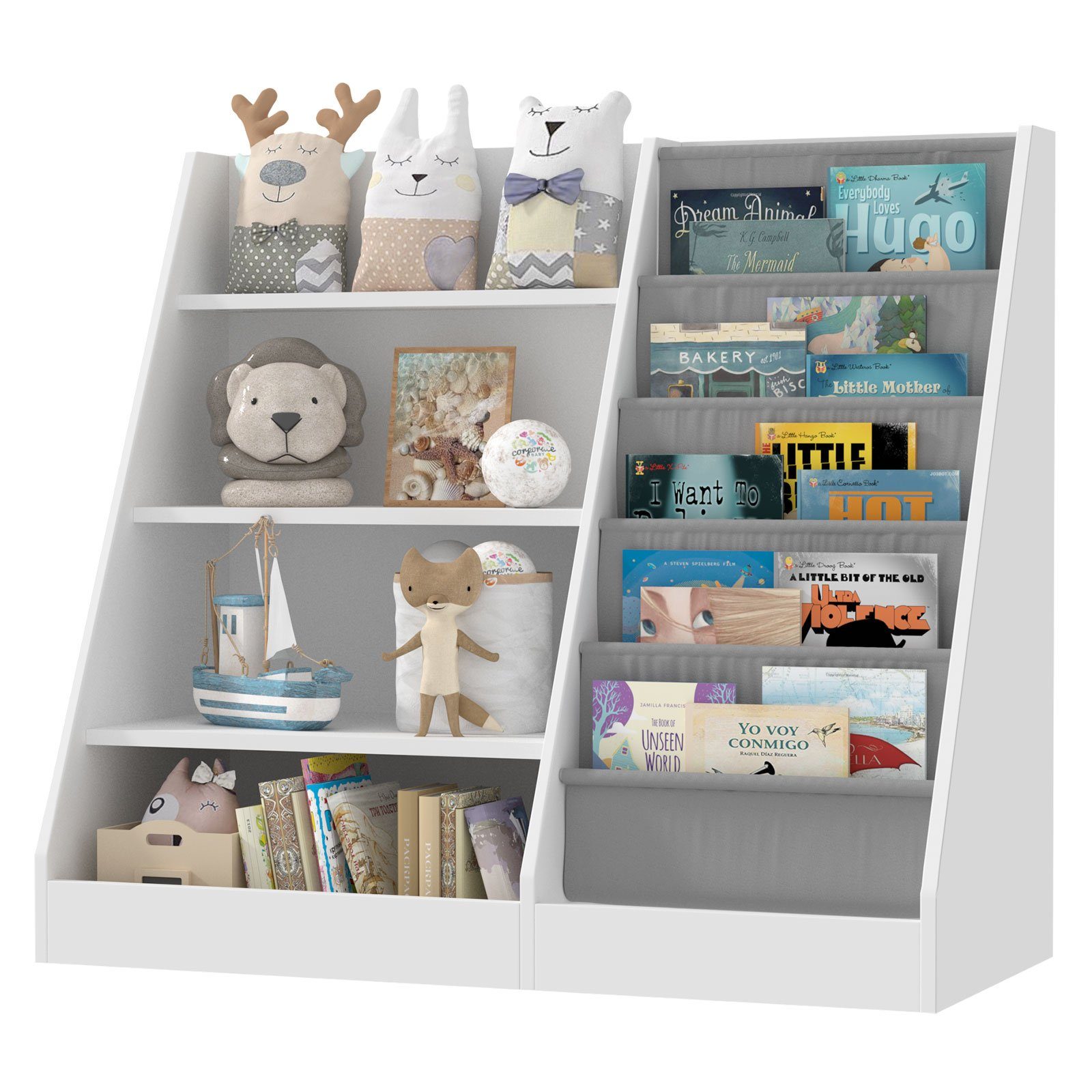 radelldar Bücherregal Kinderregal Spielzeugablage, mit 4 günstig online kaufen