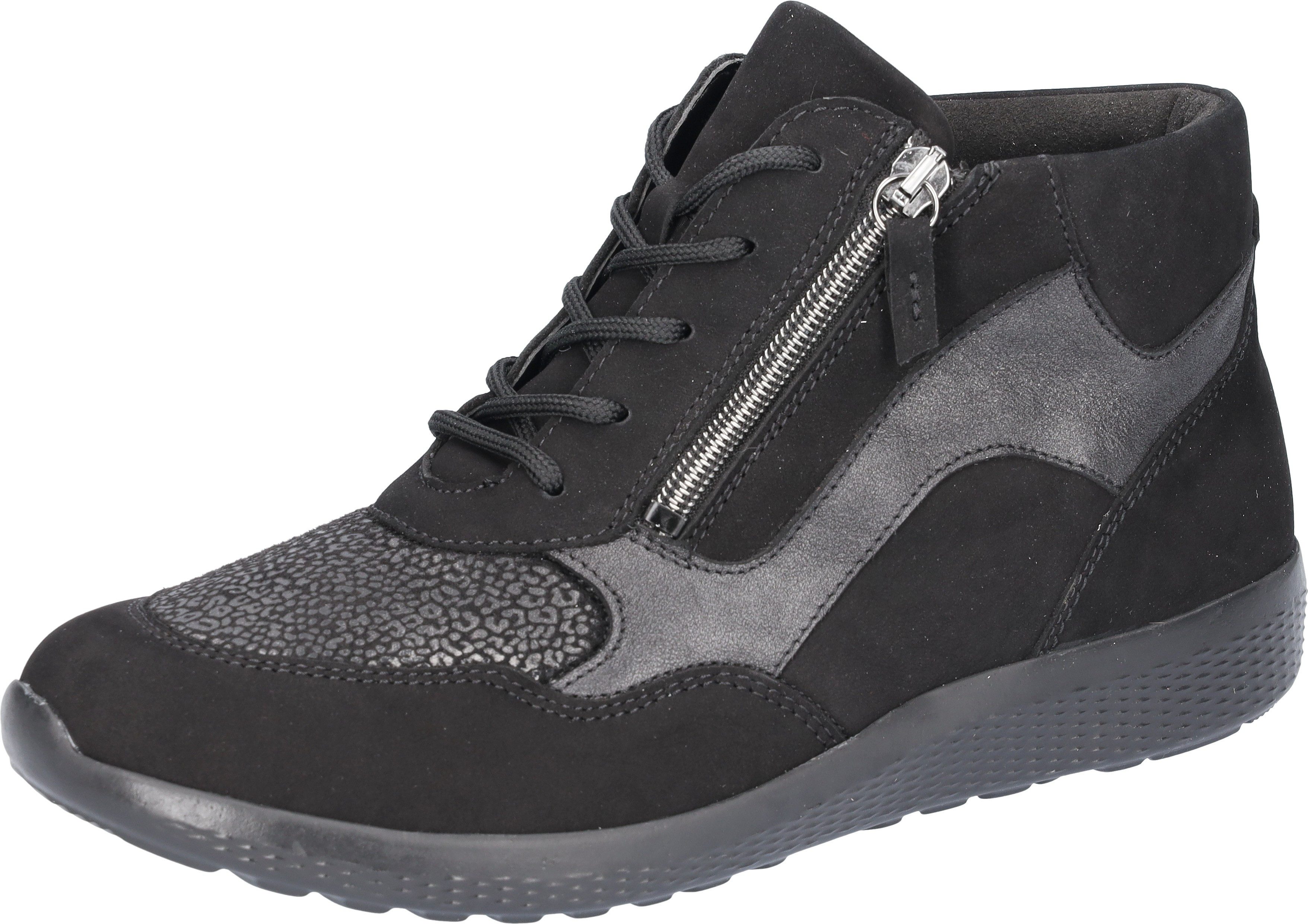 Waldläufer M-IRA-Soft Schnürboots, Bequemschuh, Reißverschlüsse, in Komfortweite M (extrabreit)