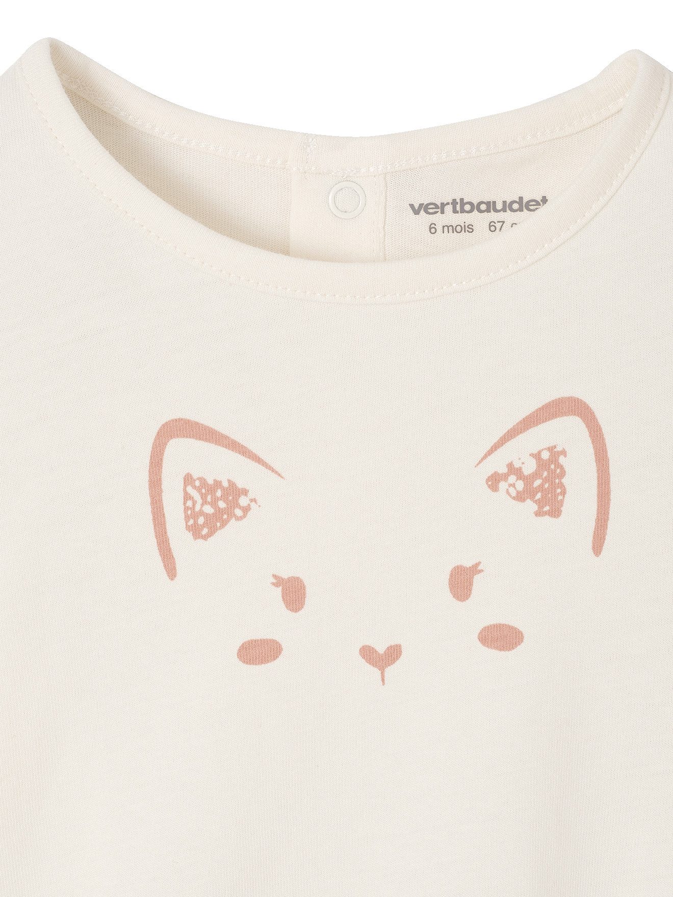 vertbaudet Langarmshirt Baby Shirts mit Print BASIC 2er-Pack