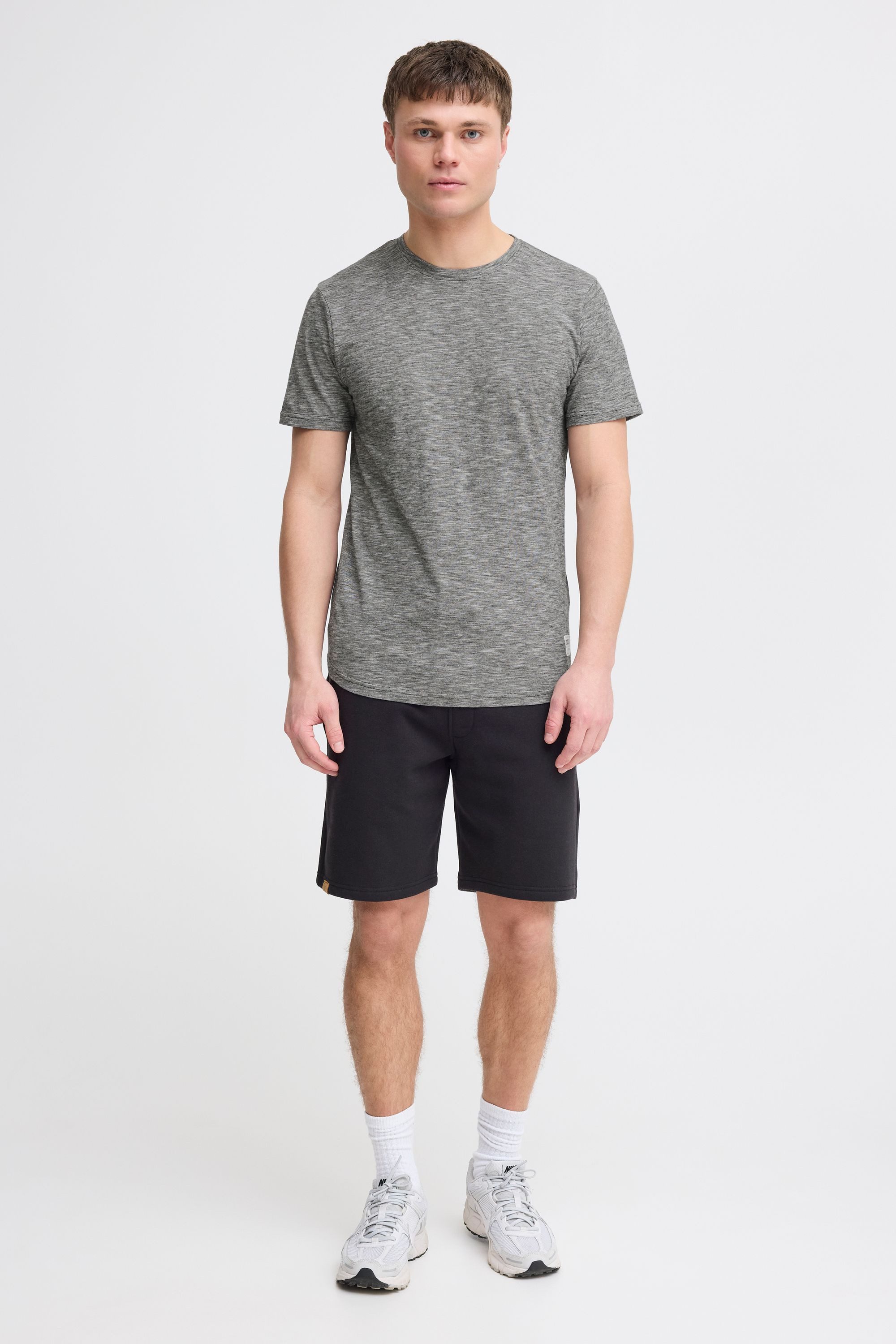 !Solid Rundhalsshirt SDFigos Kurzarmshirt mit Melierung