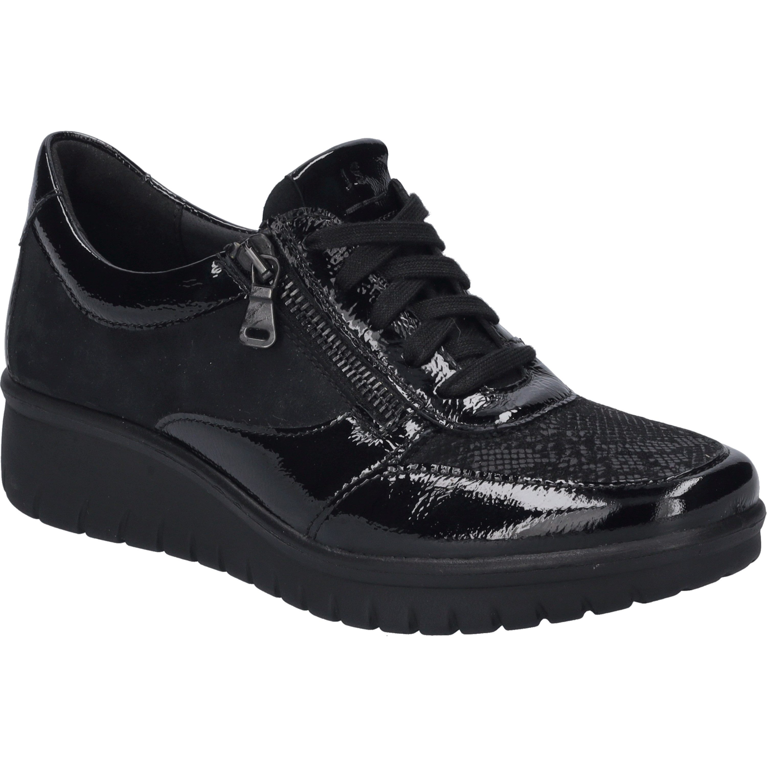 Calais 01, schwarz Schnürschuh