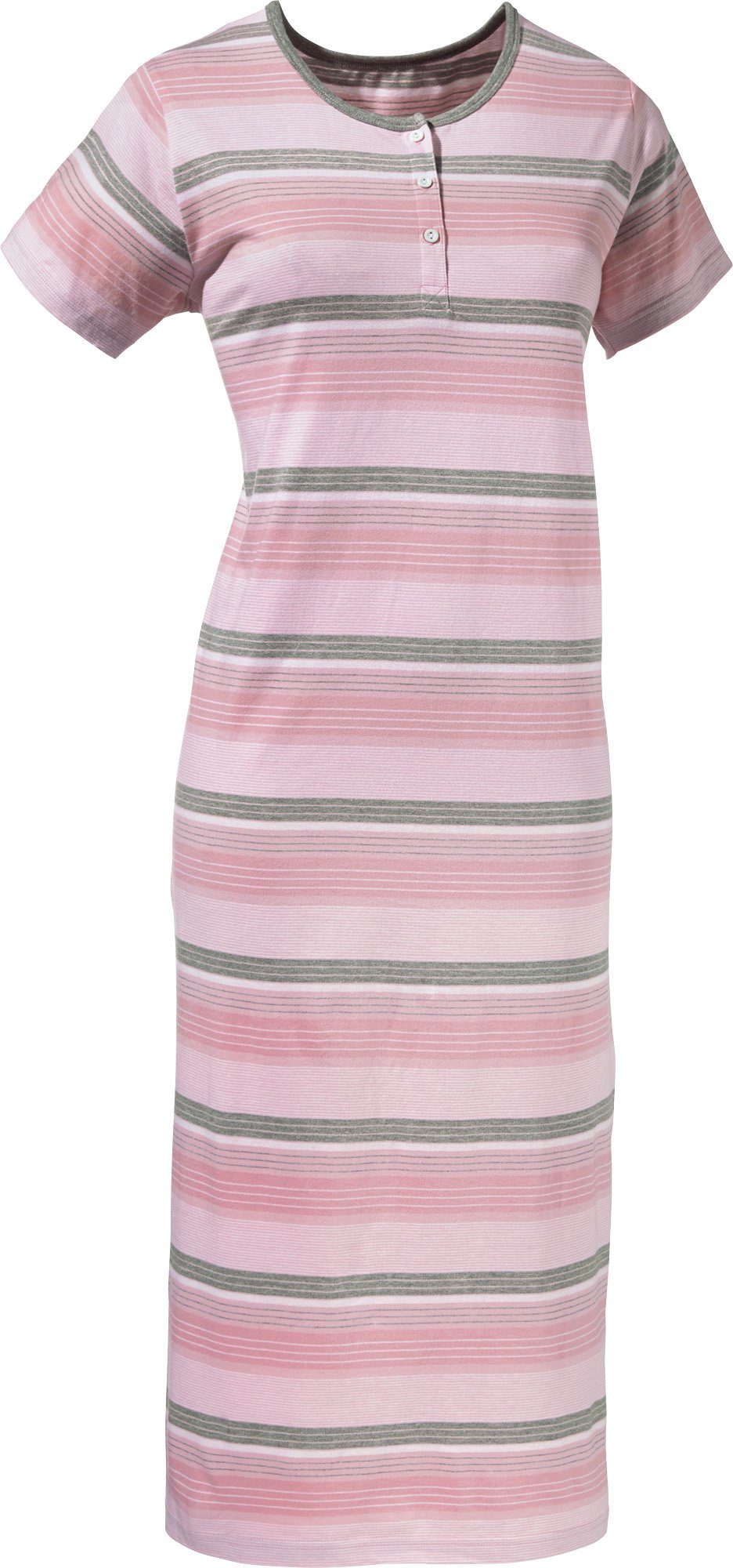 REDBEST Nachthemd Damen-Nachthemd Single-Jersey Streifen günstig online kaufen