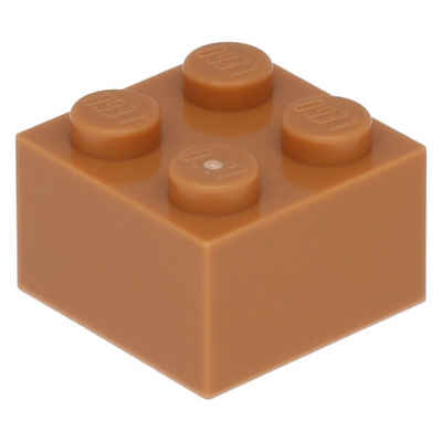 LEGO® Spielbausteine LEGO Medium Nougat Steine 2x2, 100 Teile