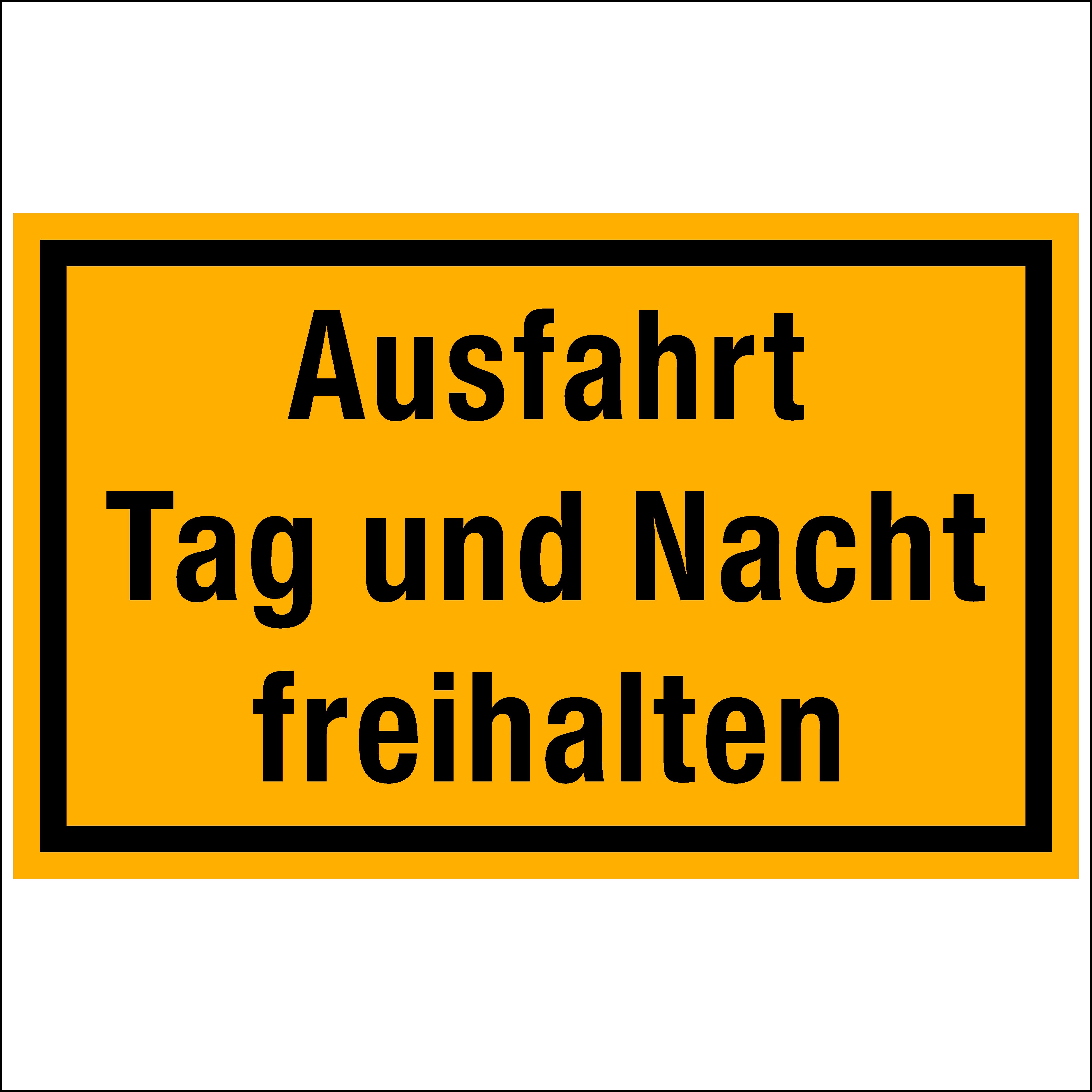 Wichelhaus Bild Ausfahrt freihalten XL 25x40 cm stabil
