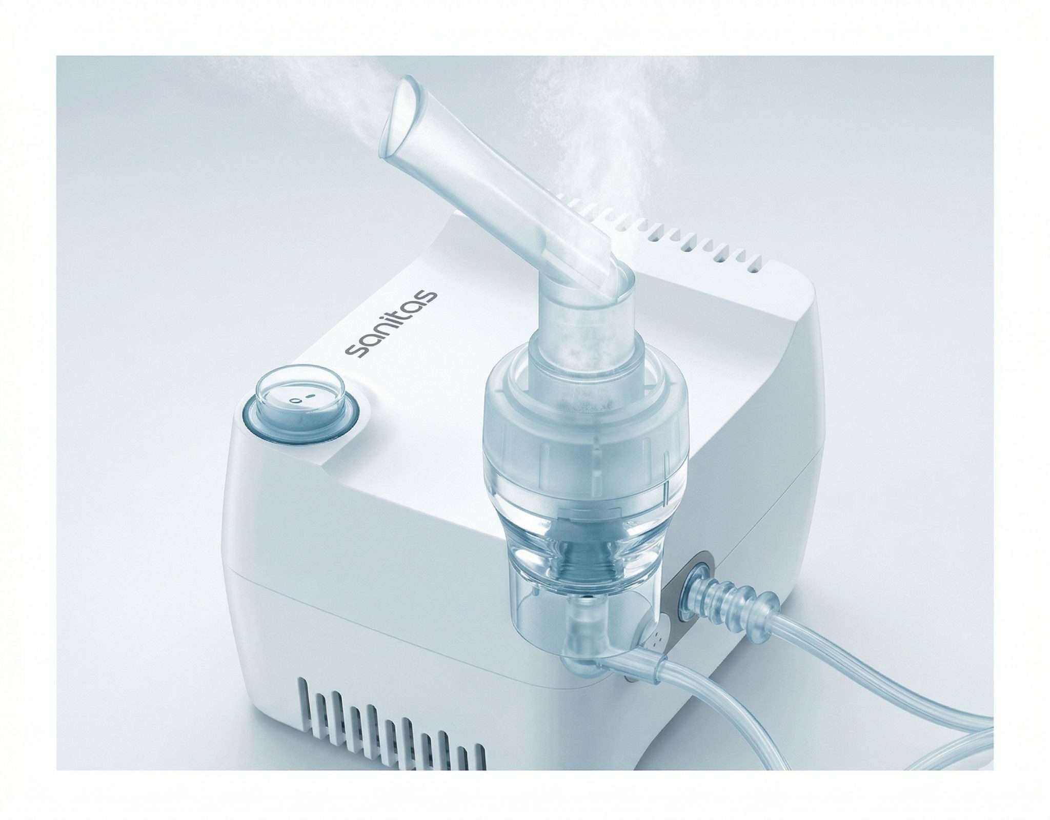 Sanitas Inhalator Inhalator Vernebler SIH 09 Kompressor Druckluft Technologie Netz