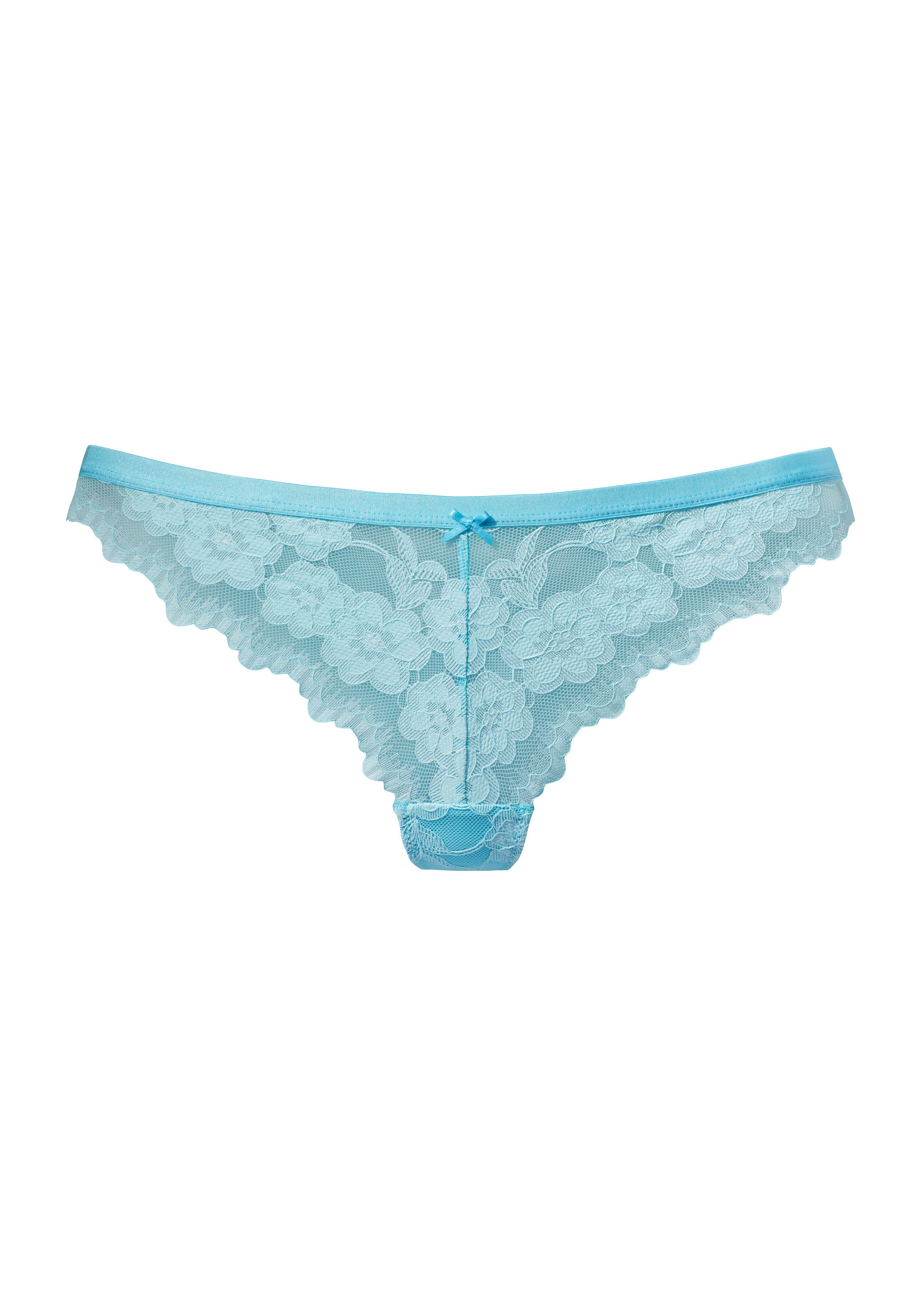 LASCANA String aus zarter, elastischer Jacquardspitze