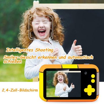Tadow Kameras für Kinder, Spielzeugkamera,2,4 Zoll, 32 Megapixel, Spielzeug Kinderkamera (Wiederaufladbare Front- und Rückkamera für Ihre Kinder)