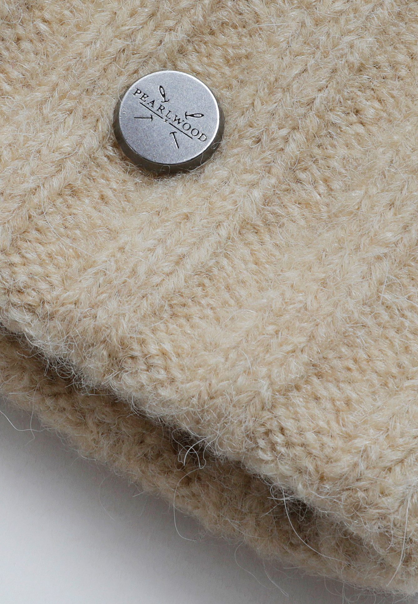 PEARLWOOD Strickmütze JANNE in breiten Rippen gestrickt, breiter Umschlag, wärmend, Wollanteil