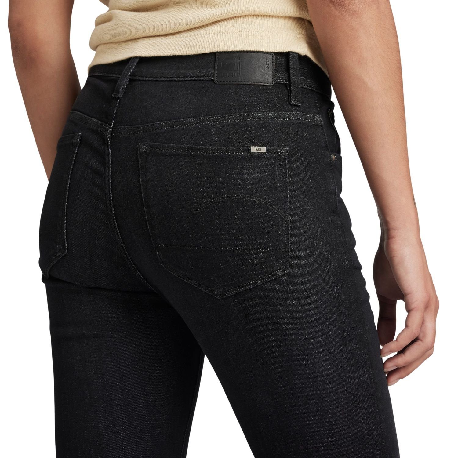 Skinny-fit-Jeans RAW G-Star Skinny Jeanshose 3301 Stretch High mit