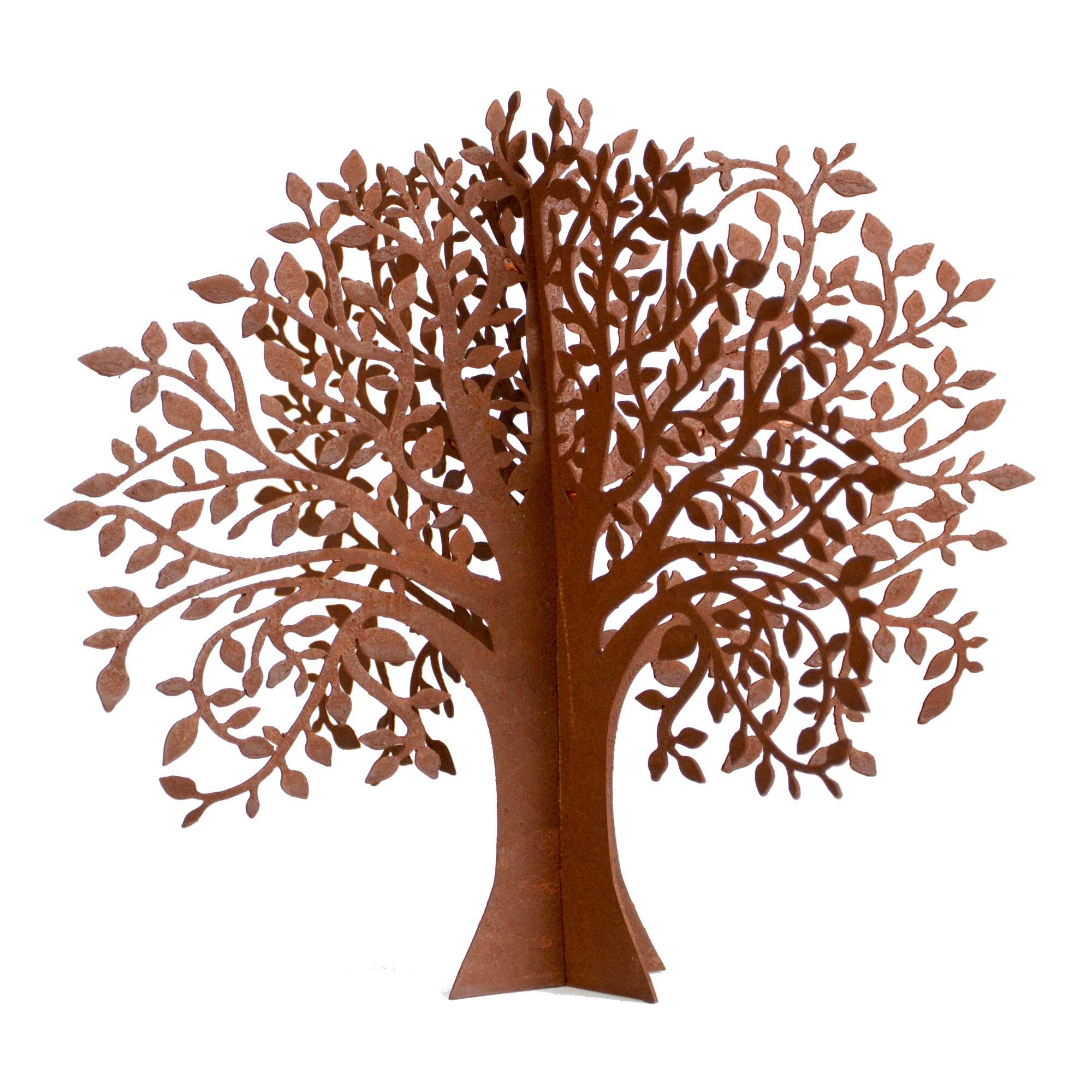 UNUS GARDEN Dekofigur Baum Rost bestehend aus 2 Steckelementen (1 St., 30x2 günstig online kaufen