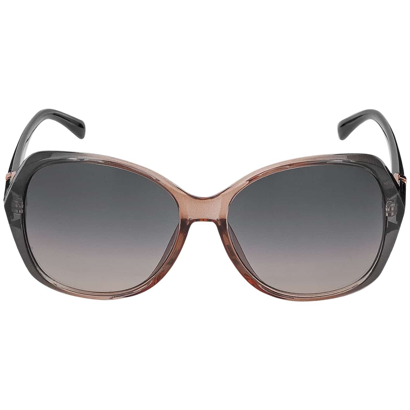 BEZLIT Eyewear Pilotenbrille Rundglas Designer Damen Sonnenbrille (1-St) mit schwarz, braun und violetten Linsen
