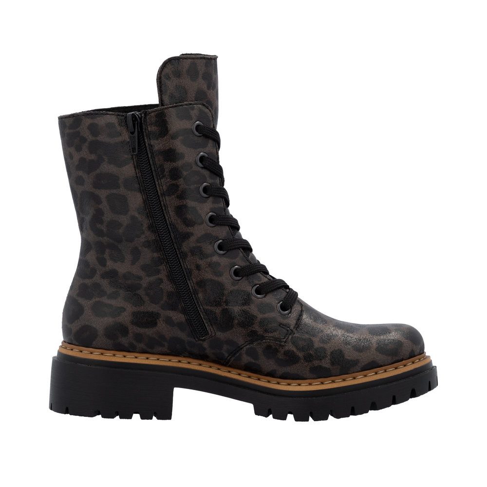 Rieker Schnür Boots Damen schwarz günstig online kaufen