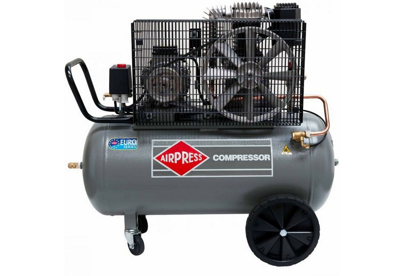 Thumbnail - Airpress Kompressor Druckluft- Kompressor 3,0 PS 100 Liter 10 bar HK 425-100 Typ 360501, max. 10 bar, 100 l, 1 Stück