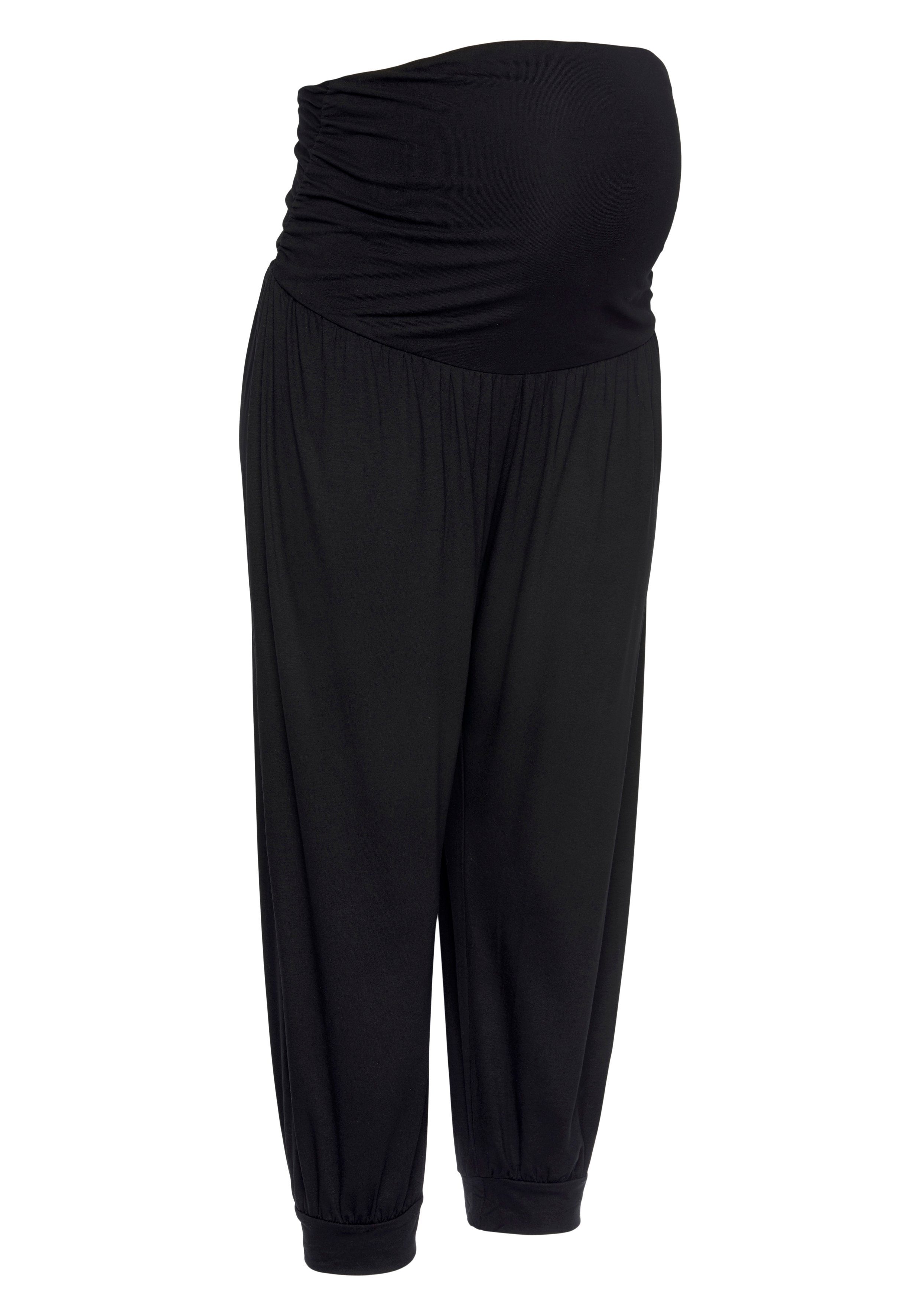 Neun Monate Umstandsharemshose Viskose Haremshose für Schwangerschaft und Stillzeit, mit elastischem Bund