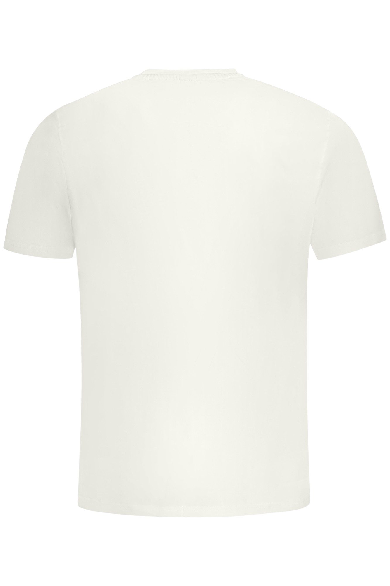 North Sails T-Shirt Kurzarm Herren T-Shirt: Weißes Rundhals-Shirt mit