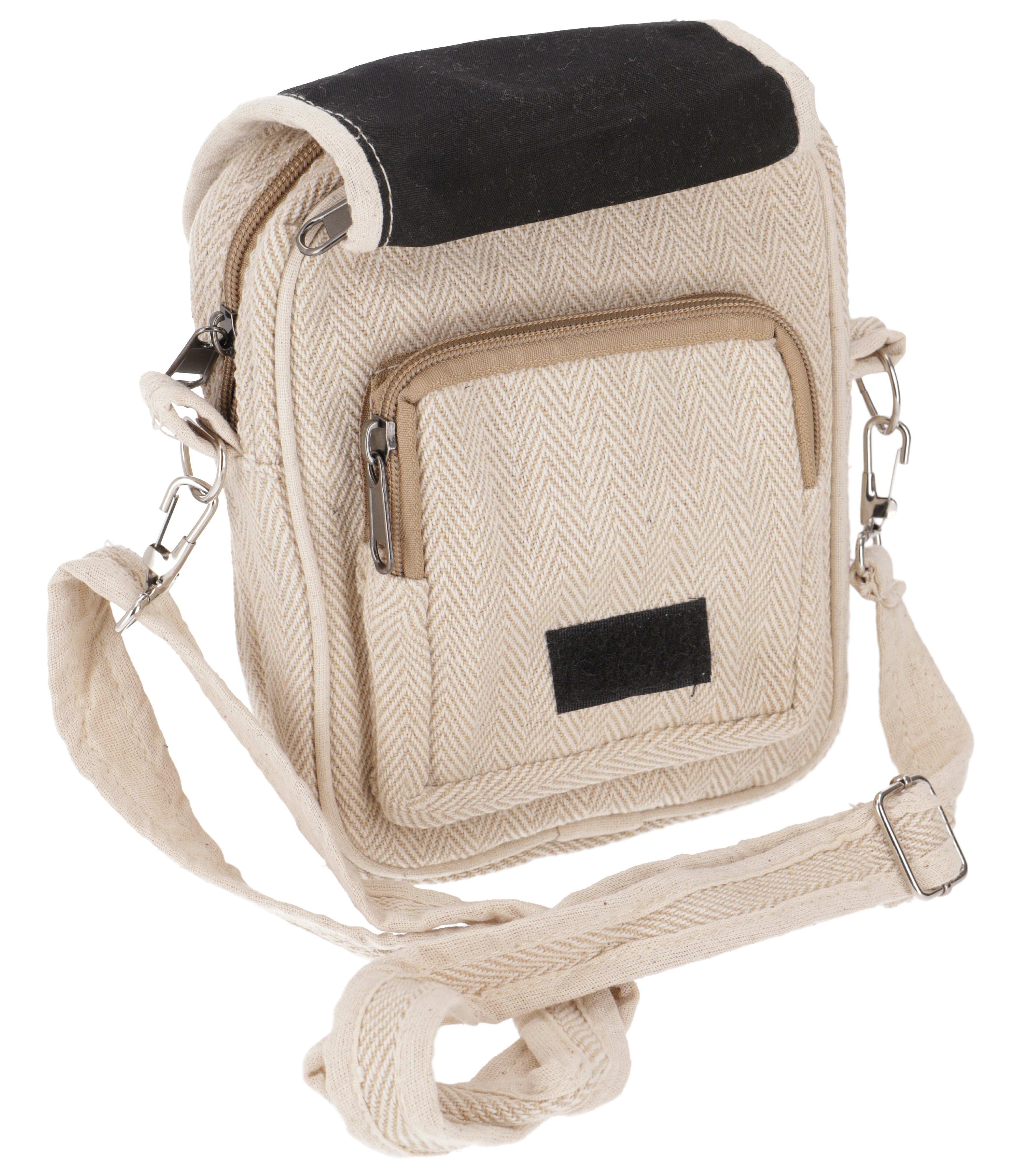 Guru-Shop Schultertasche Natürliche Schultertasche aus Hanf und.. günstig online kaufen