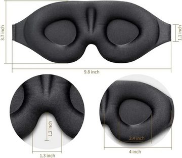 Silberstern Schlafmaske 3D-Verdunkelungs-Augenmaske, Schlaf-Augenmaske, Seiden-Augenmaske, Augenmasken für Männer und Frauen, weiche und bequeme Augenmasken