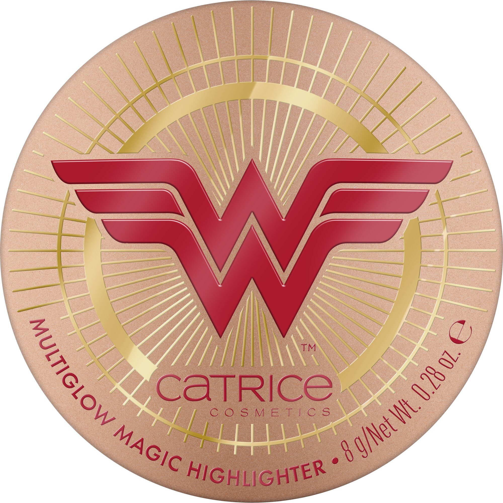 Catrice Highlighter Wonder Woman Multiglow Magic Highlighter, 3-tlg., 04849, Multiglow-Effekt, Variable Deckkraft, passt zu jedem Hautton.