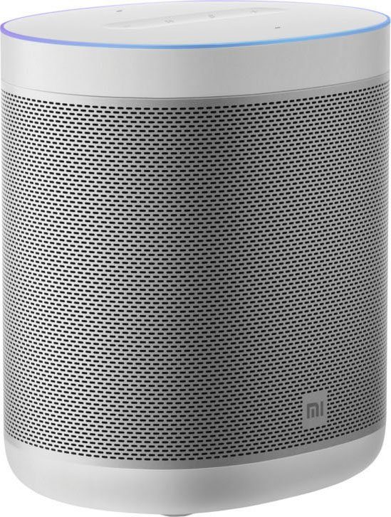 Xiaomi Mi Sprachassistent Smart Speaker (Bluetooth, WLAN, 12 W), Kompaktes  Design durch den Touchpanel, dem Metallgehäuse und dem LED-Anzeigering | Lautsprecher