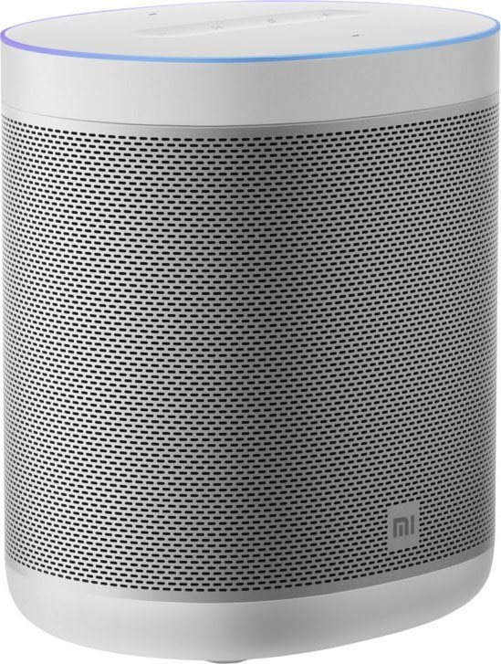 Xiaomi Mi Sprachassistent Smart Speaker (Bluetooth, WLAN, 12 W), Kompaktes  Design durch den Touchpanel, dem Metallgehäuse und dem LED-Anzeigering
