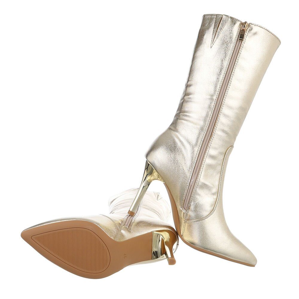 Ital-Design Damen Abendschuhe Elegant High-Heel-Stiefel (85080905) günstig online kaufen