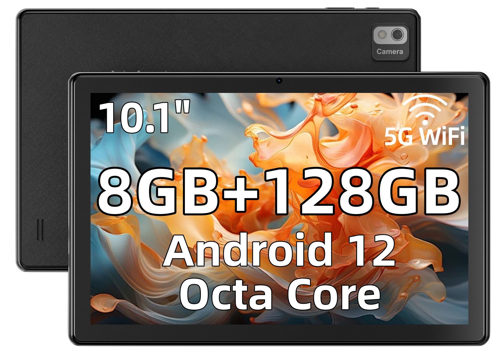 MENGHU 10,1 Zoll Tablet Android 12 WIFI 4GB+64GB/8GB+128GB Grafiktablett (128 GB, Windows 11 Home, BT5.0)